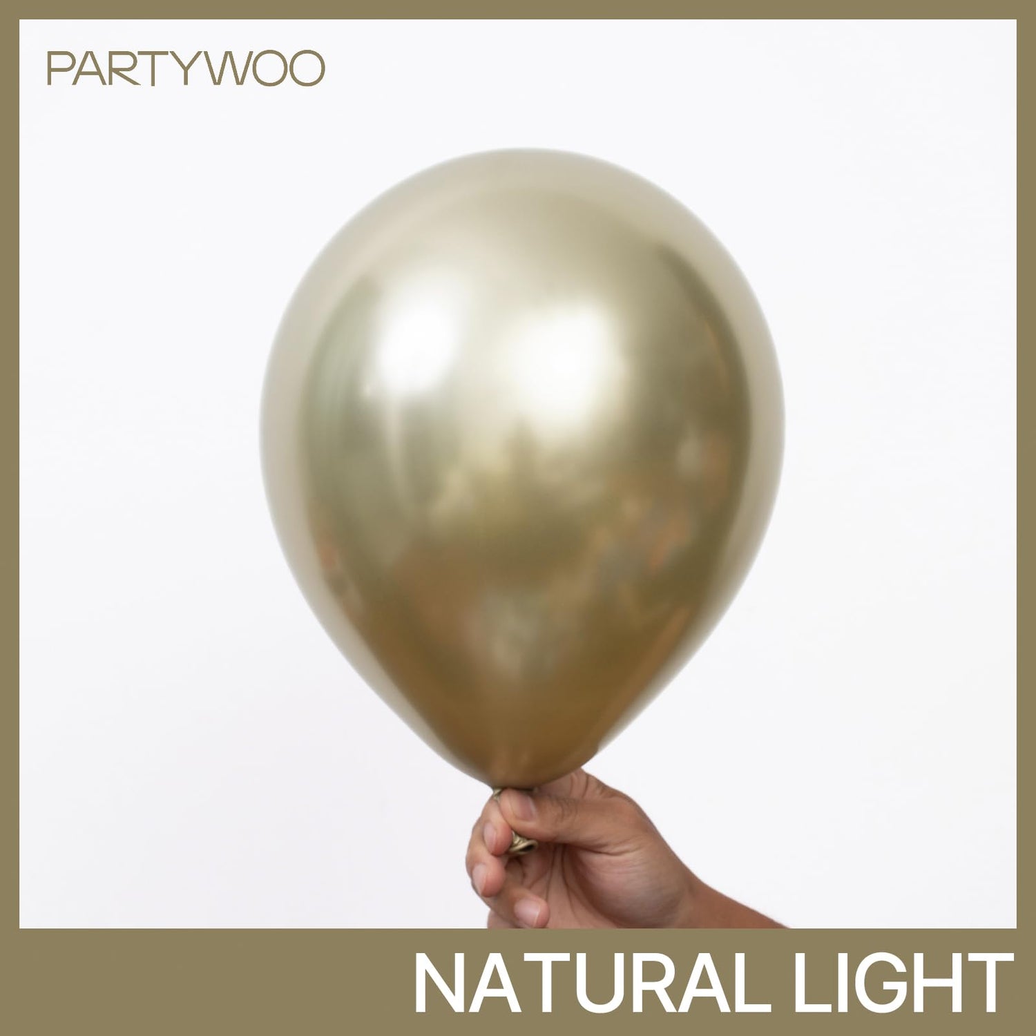 Gold-G128 Metallic Balloons 50pcs (12 inch)
