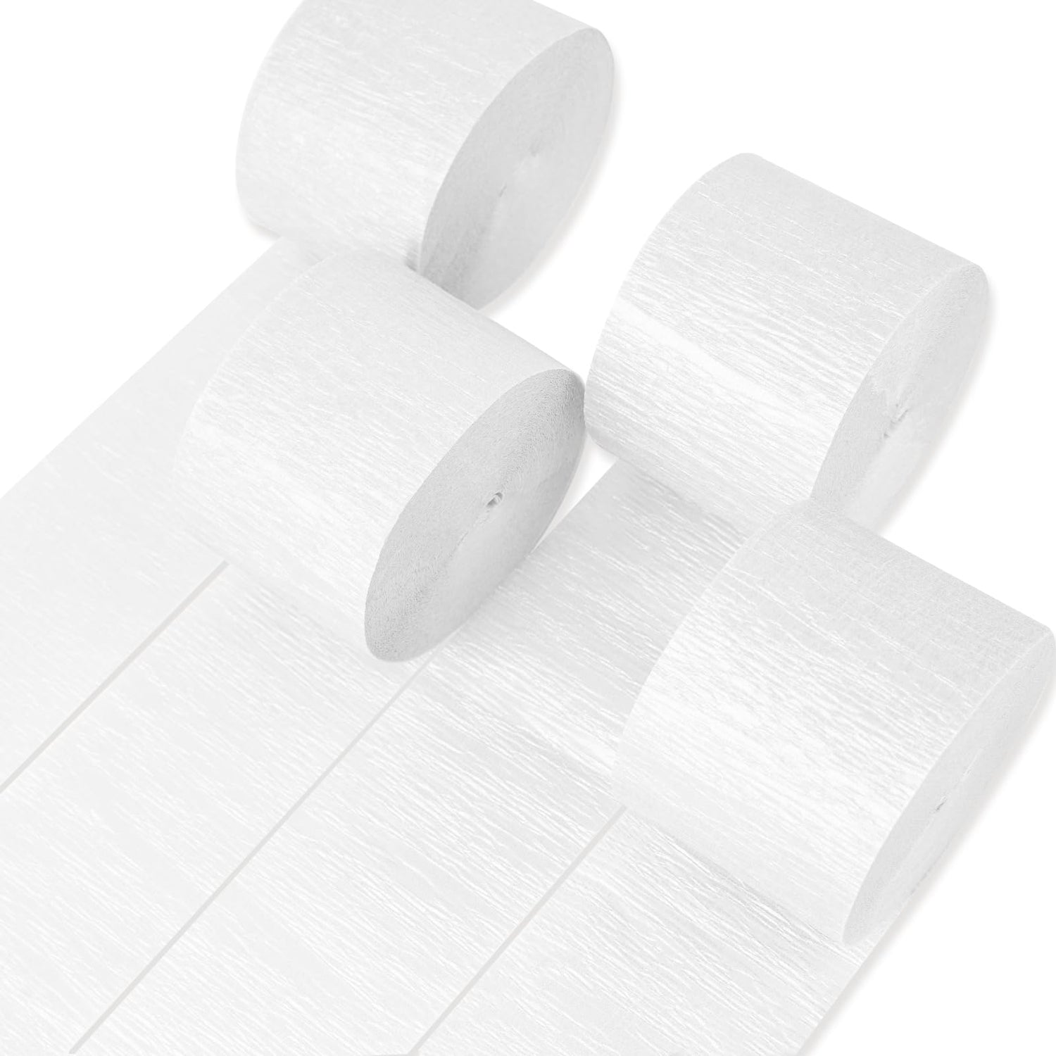 White Crepe Paper 4pcs
