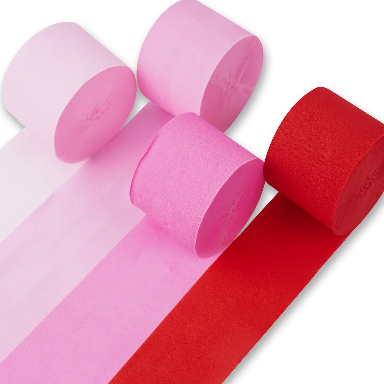 Pink Ombre Crepe Paper 4pcs
