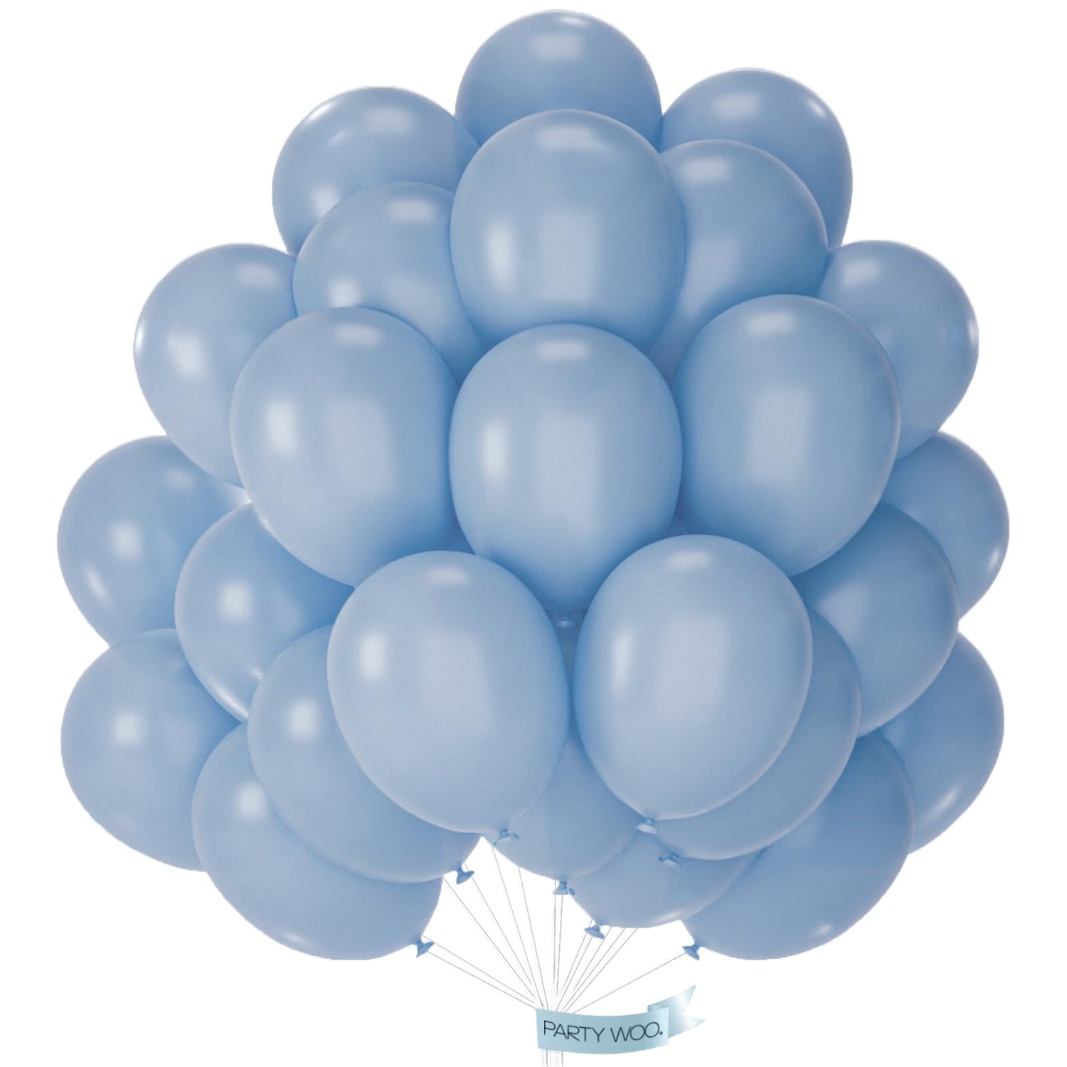Blue-F55 Balloons 50pcs (12 inch)