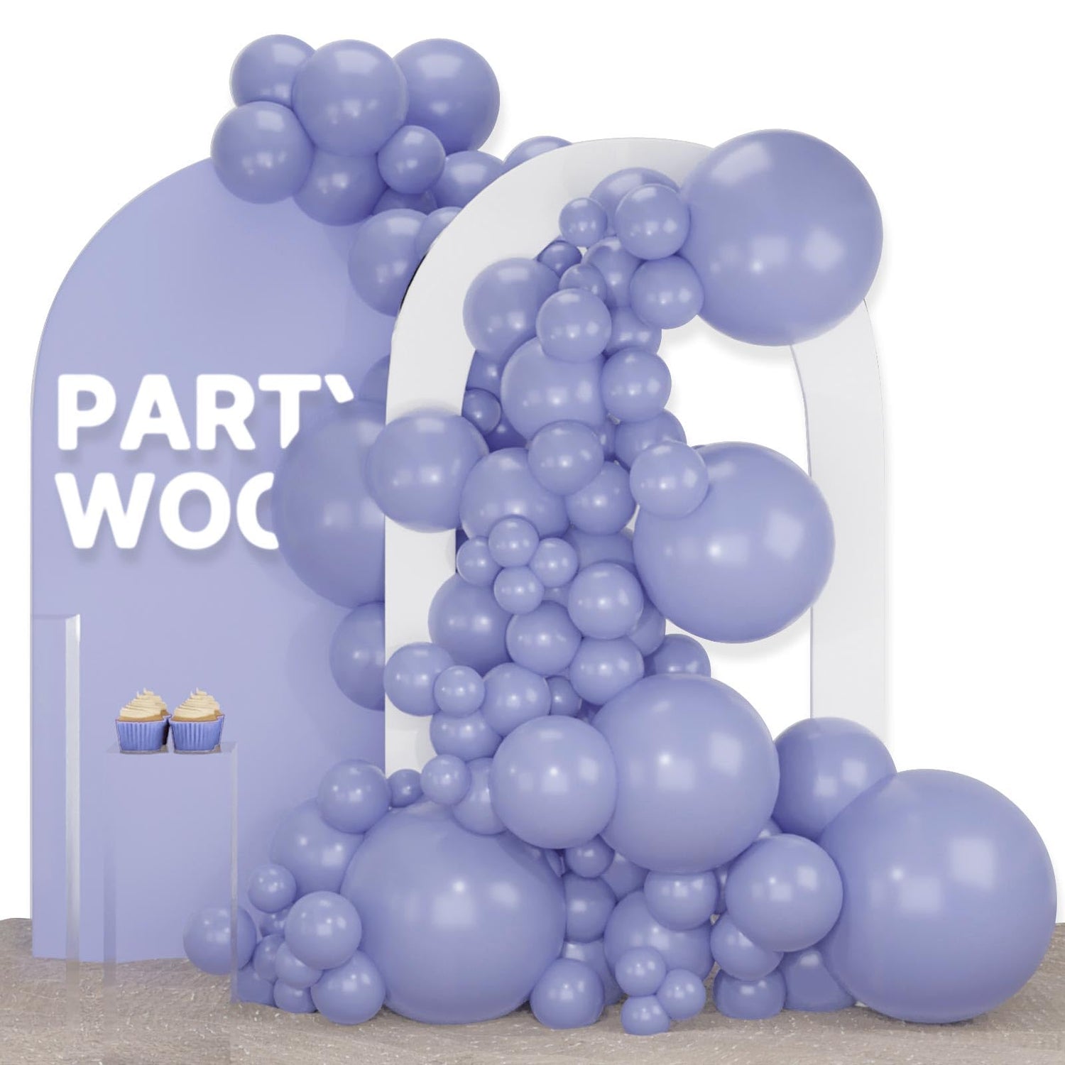 Gray-F49 Balloons Arch Kit Garland 140pcs (5/10/12/18 inch)