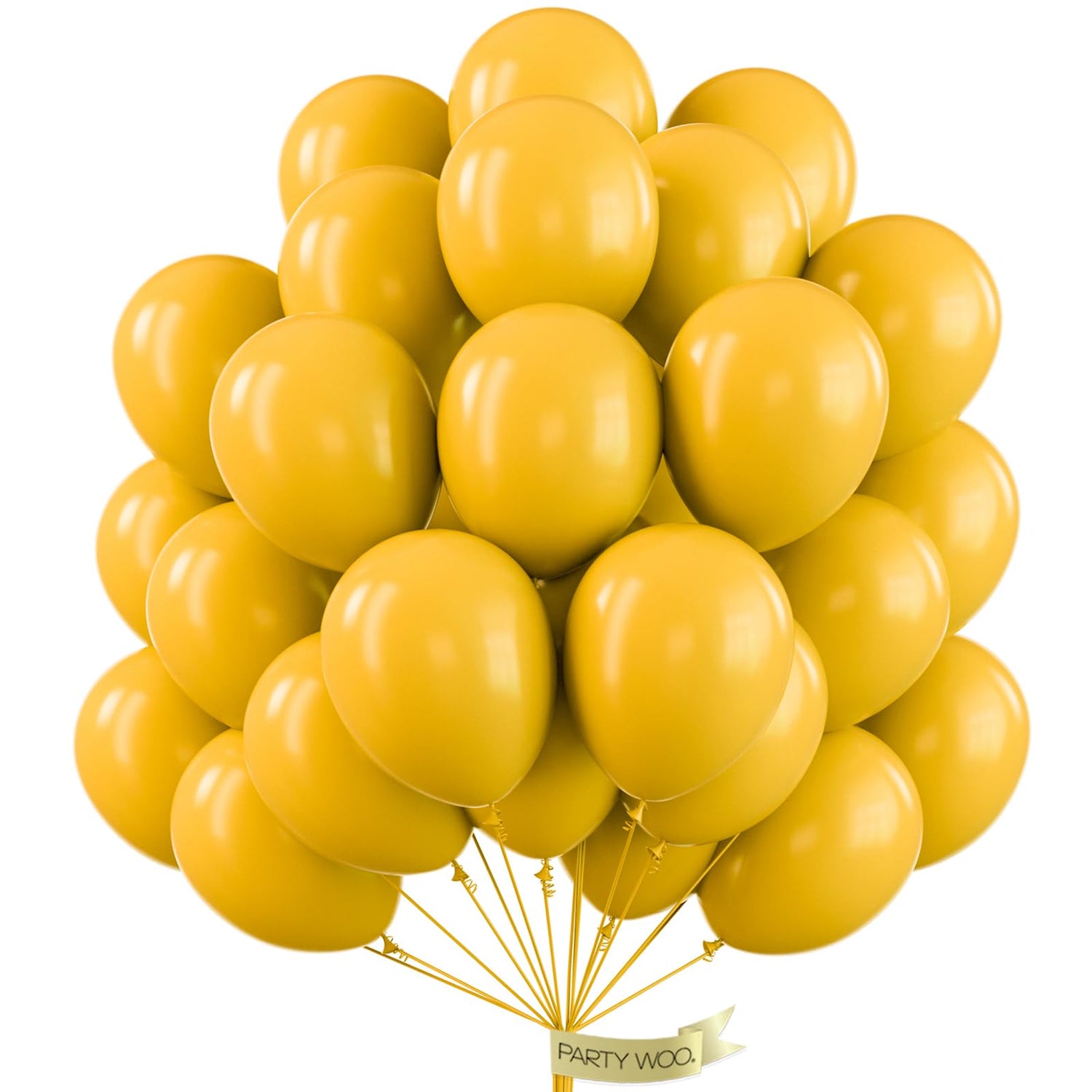 Mustard Yellow-F57 Balloons 100pcs (12 inch)