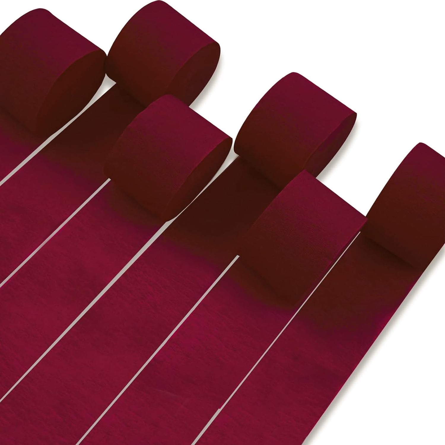 Burgundy-709 Crepe Paper 6pcs