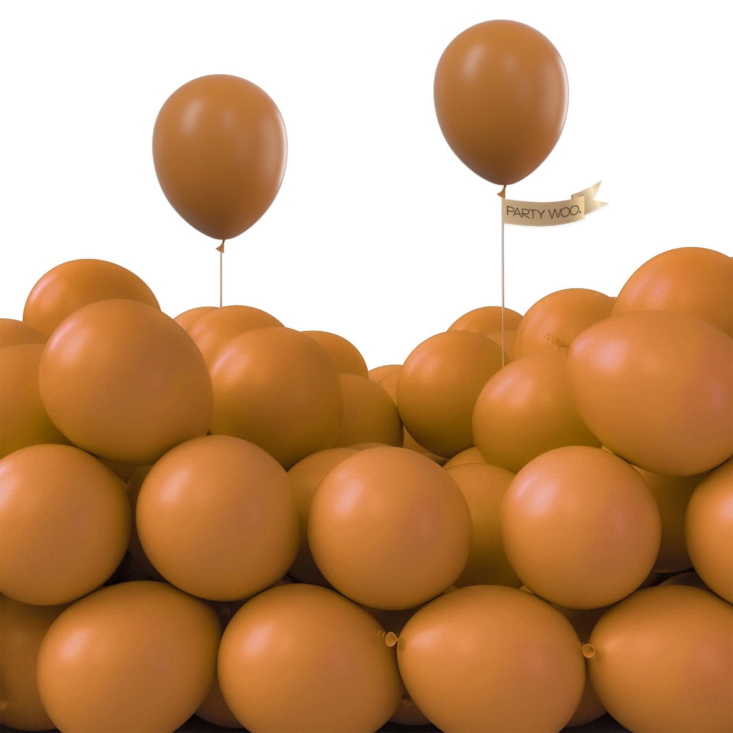 Brown-F10 Balloons 100pcs (5 inch)