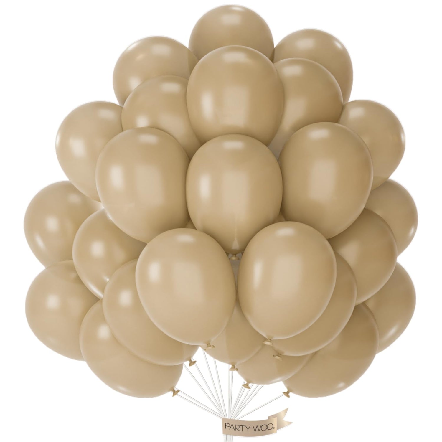 Brown-F56 Balloons 50pcs (12 inch)