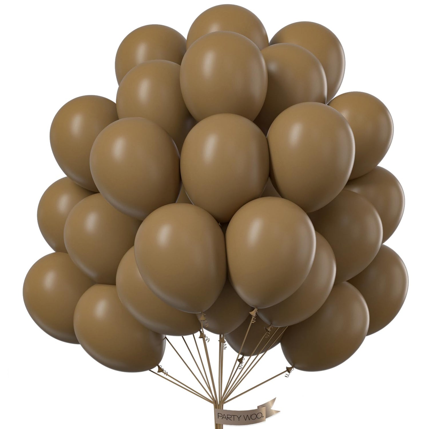Brown-F09 Balloons 100pcs (12 inch)
