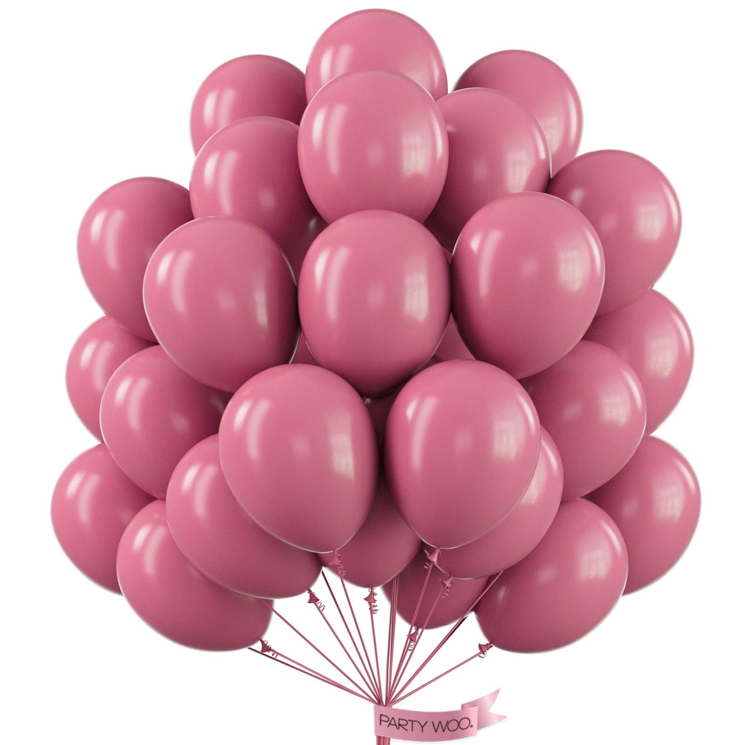 Pink-F02 Balloons 50pcs (12 inch)