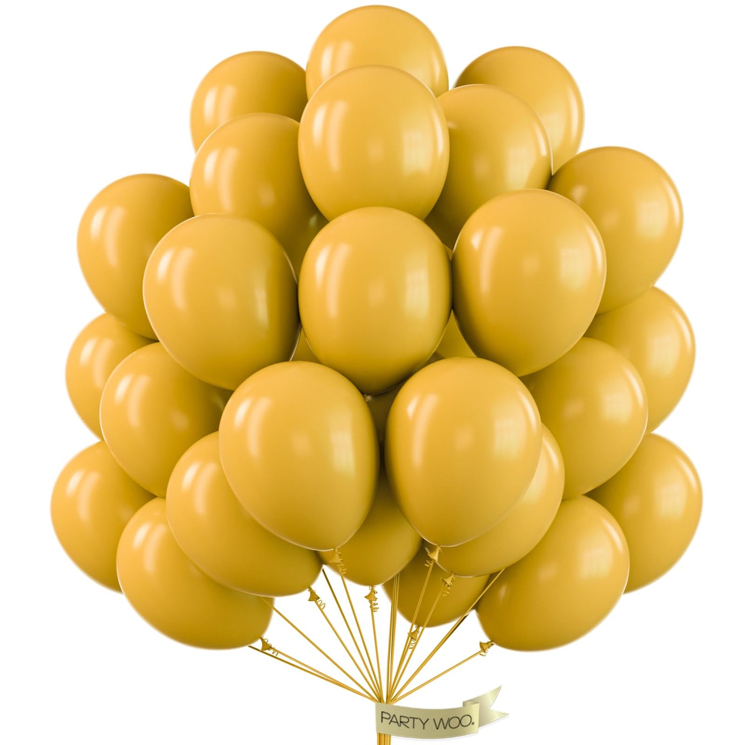 Mustard Yellow-F57 Balloons 50pcs (12 inch)