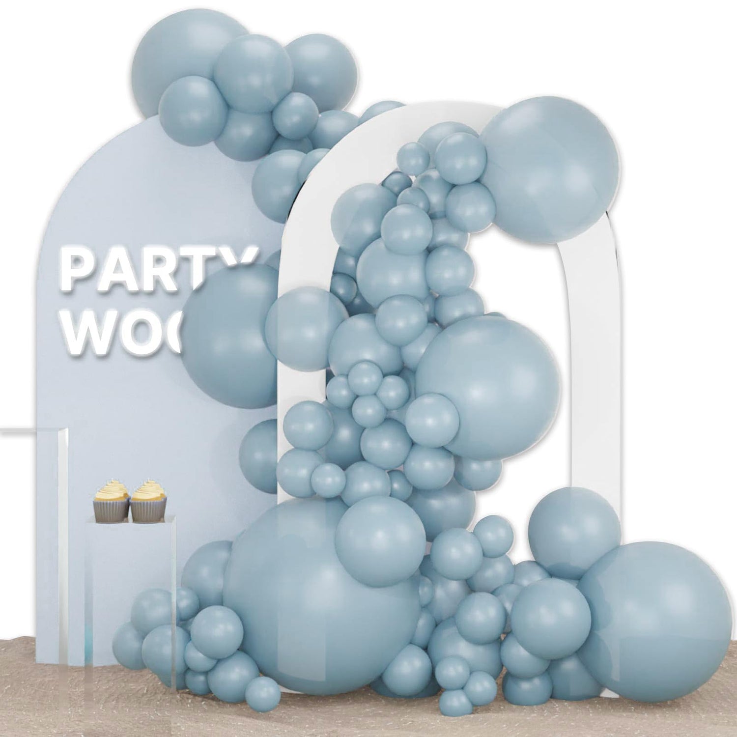 Blue-F28 Balloons Arch Kit Garland 127pcs (5/10/12/18/36 inch)