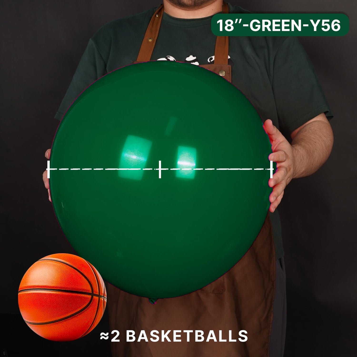Green-Y56 Balloons 20pcs (18 inch)