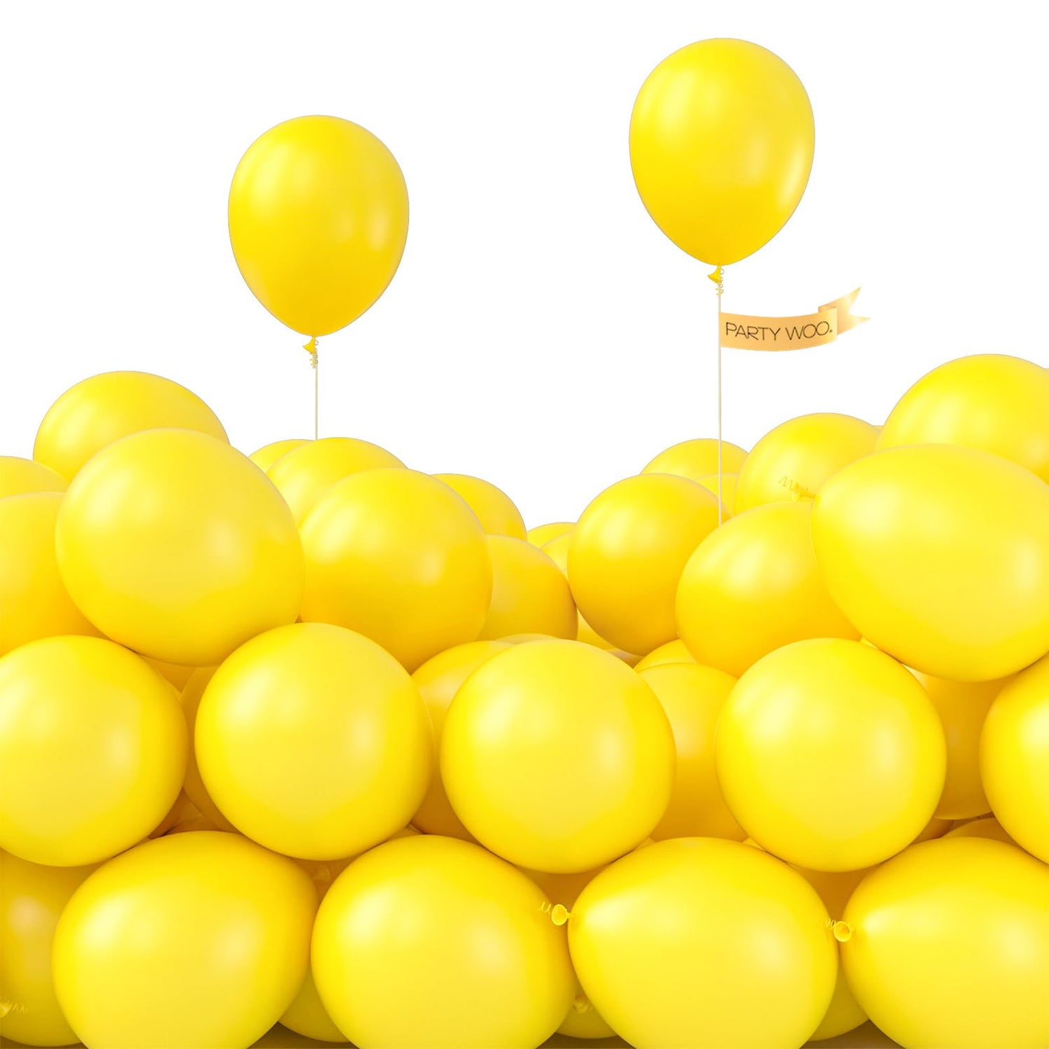 Yellow-Y55 Balloons 50pcs (5 inch)