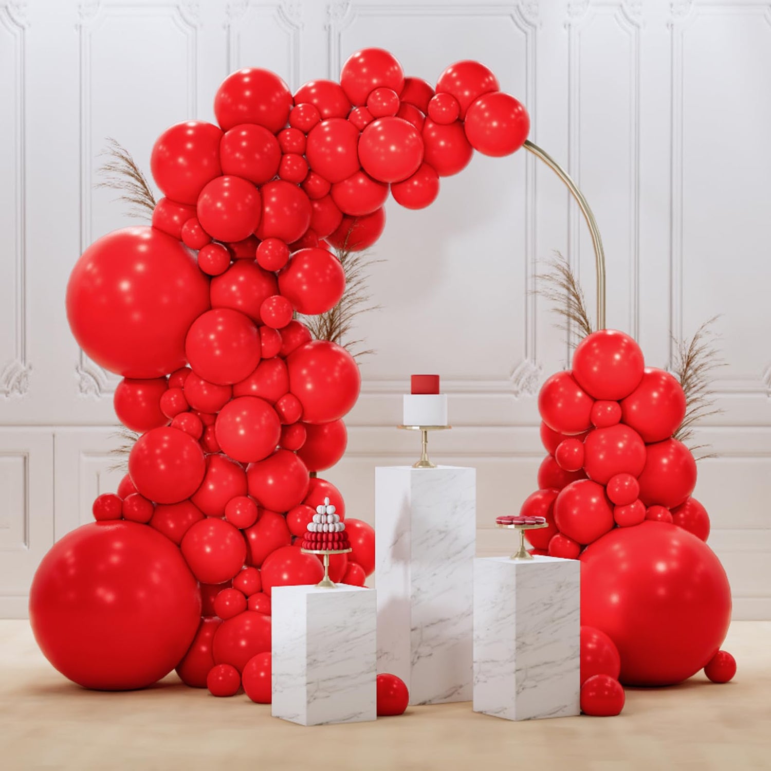 Red-Y57 Balloons Arch Kit Garland 128pcs (5/10/12/18 inch)