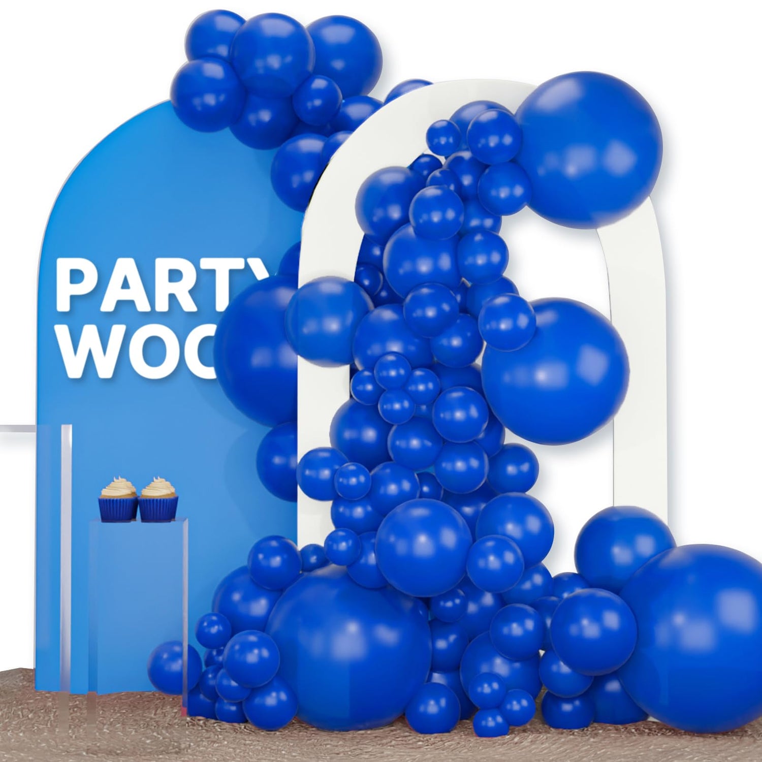 Blue-Y59 Balloons Arch Kit Garland 120pcs (5/10/12/18 inch)