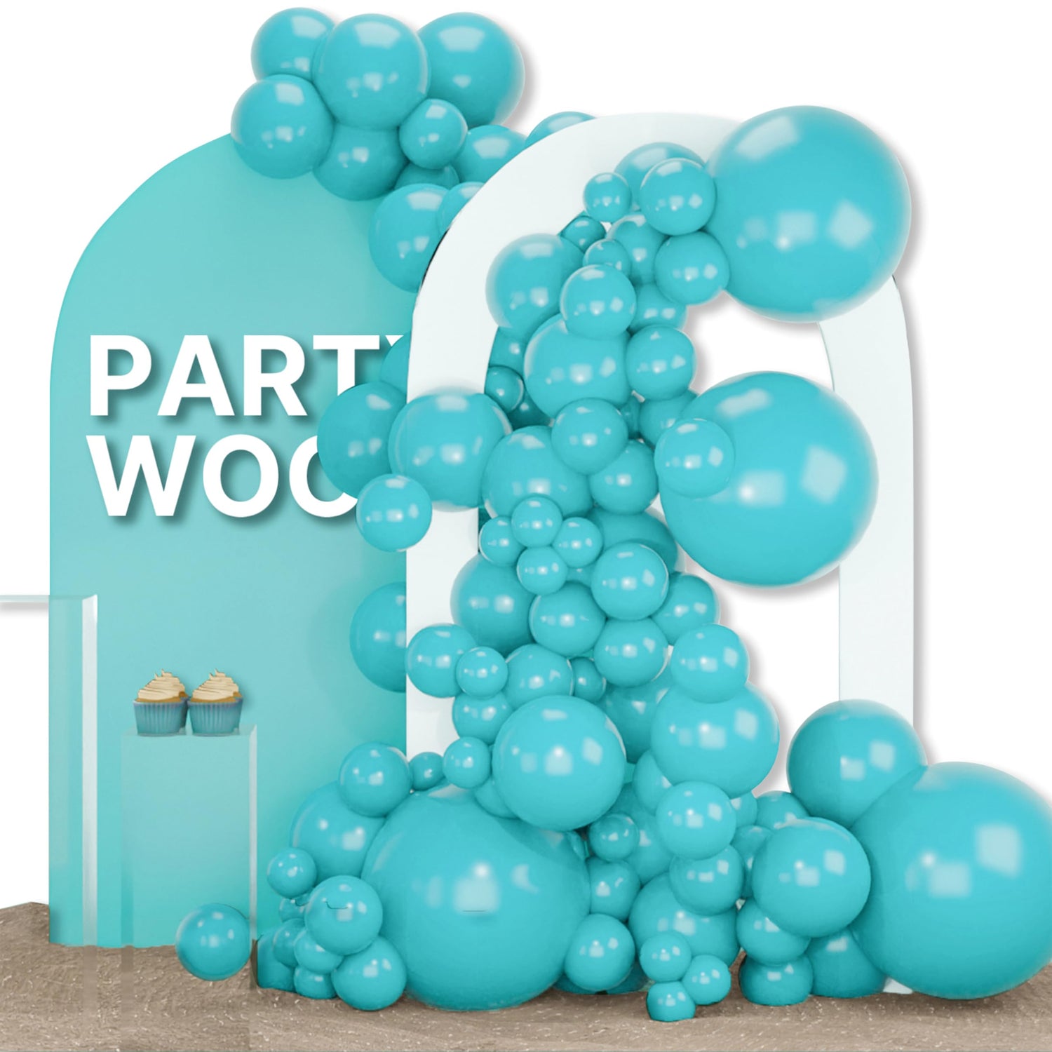 Blue-Y69 Balloons Arch Kit Garland 155pcs (5/10/12/18 inch)