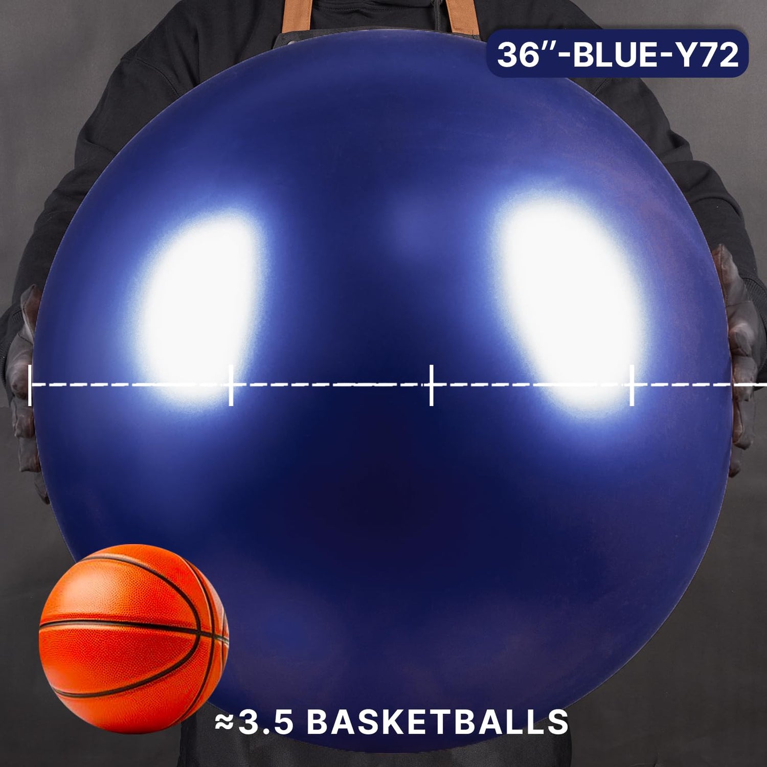 Blue-Y72 Balloons 4pcs (36 inch)