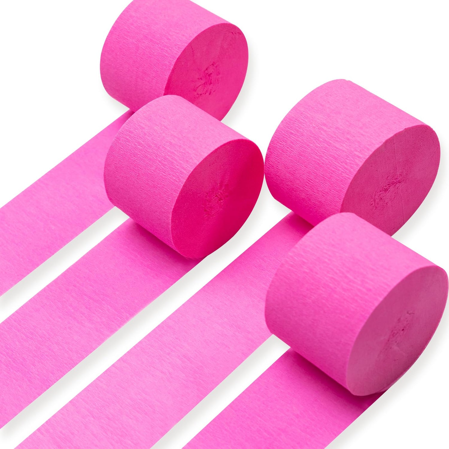 Pink Crepe Paper 4pcs