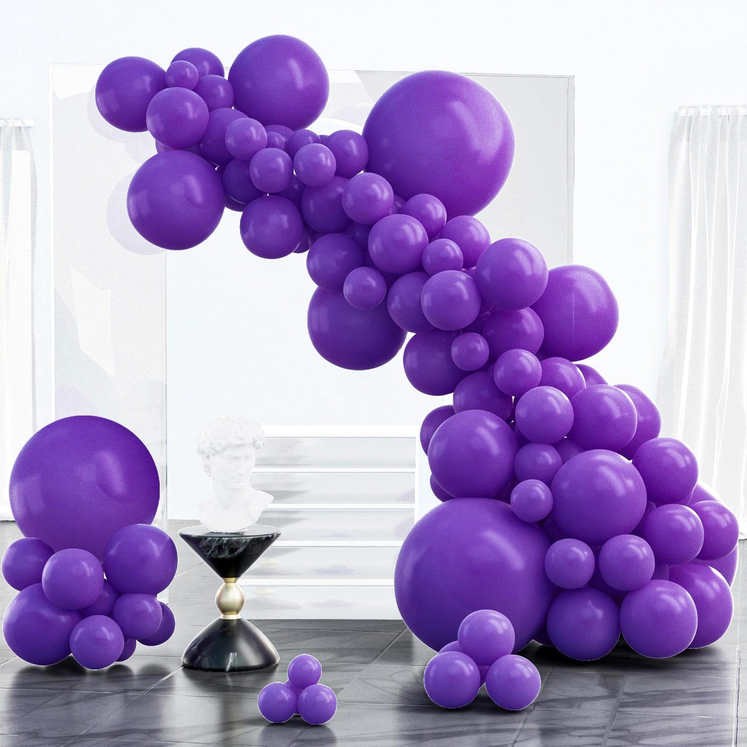 Purple-Y16 Balloons Arch Kit Garland 85pcs (5/10/12/18 inch)