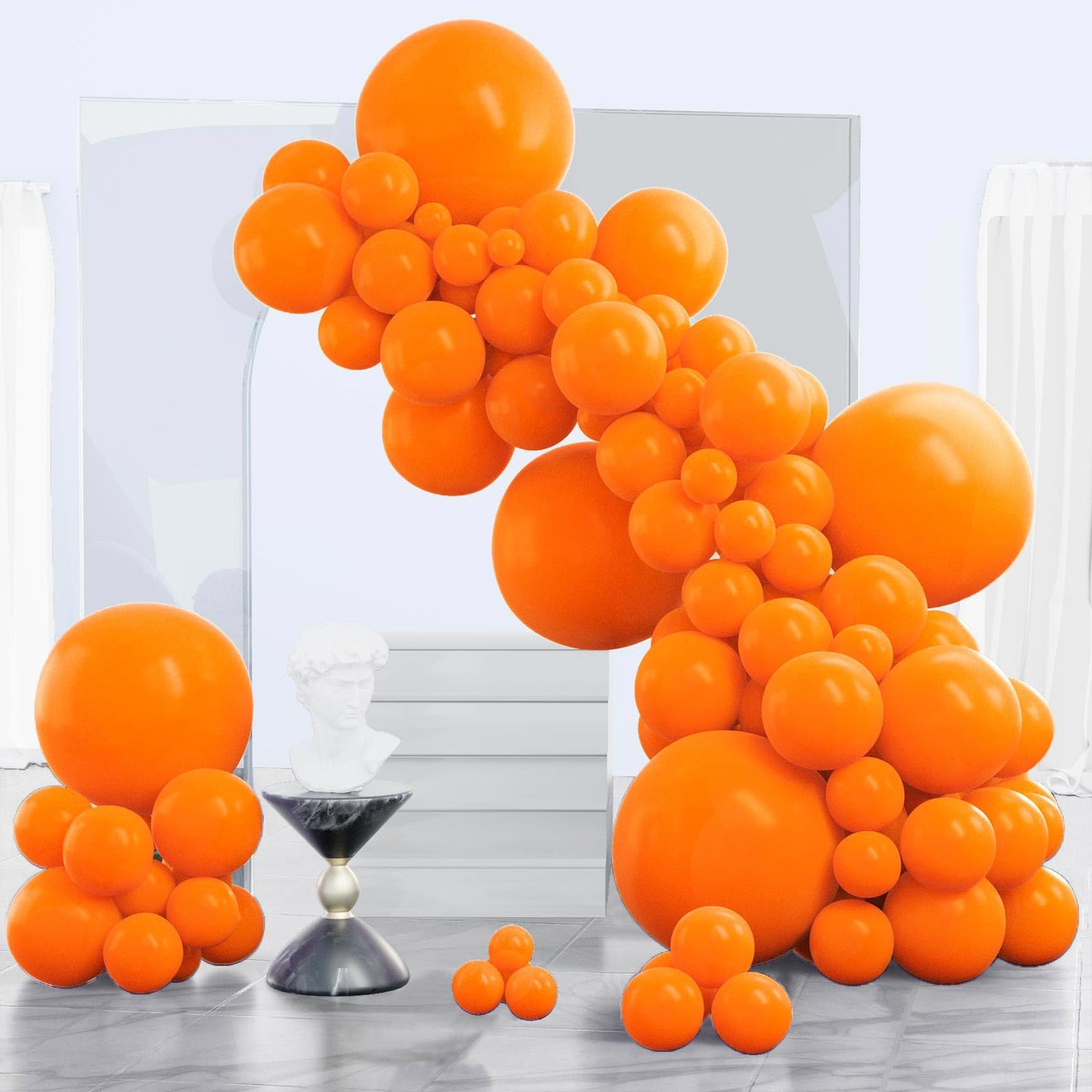Orange-Y9 Balloons Arch Kit Garland 130pcs (5/10/12/18 inch)