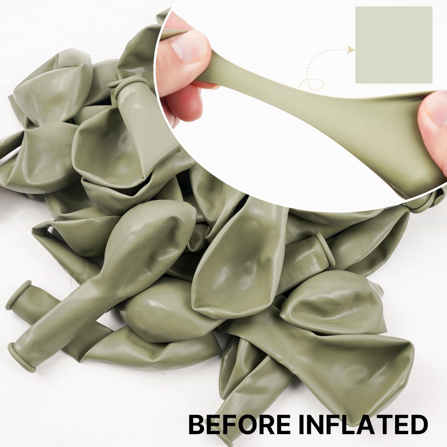 Green-F32 Balloons 50pcs (12 inch)