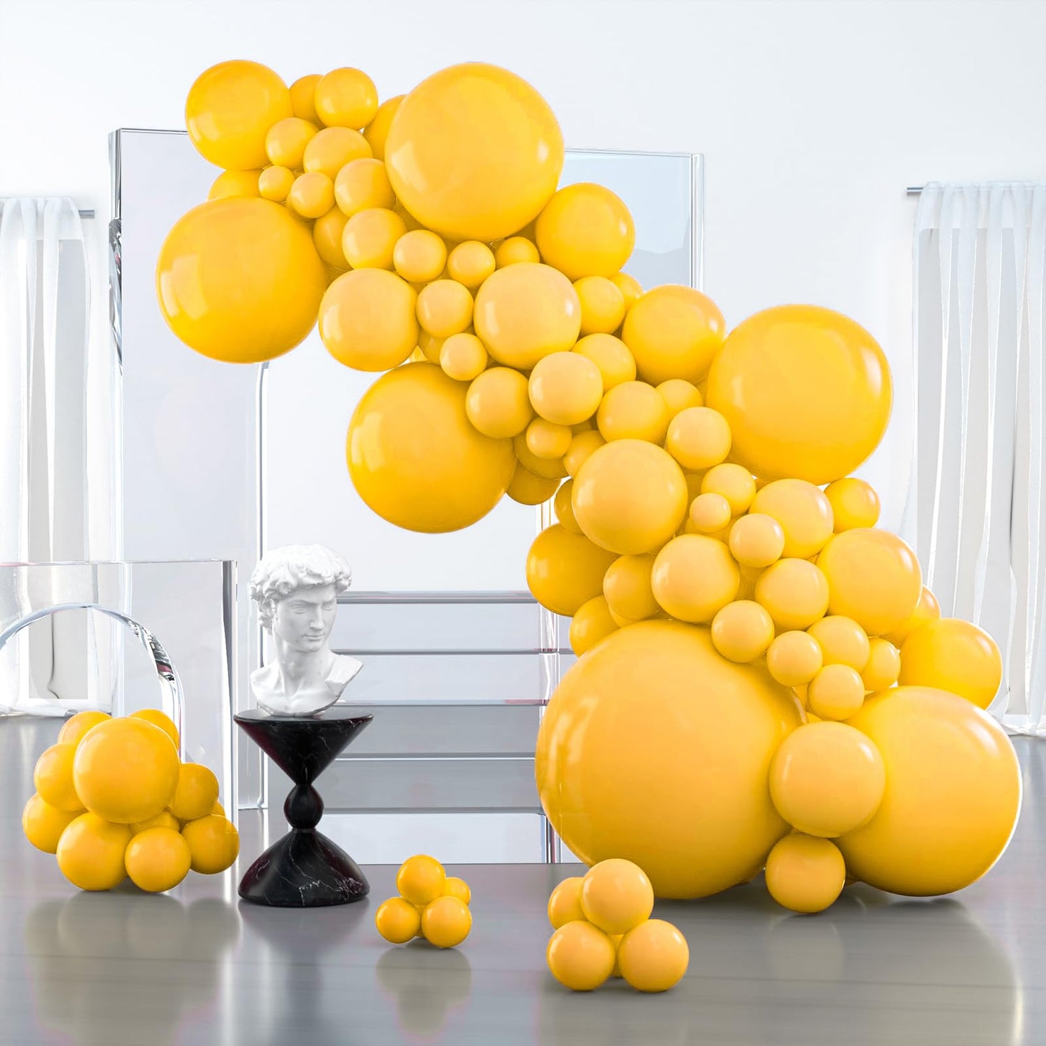 Yellow-Y10 Balloons Arch Kit Garland 100pcs (5/10/12/18/36 inch)