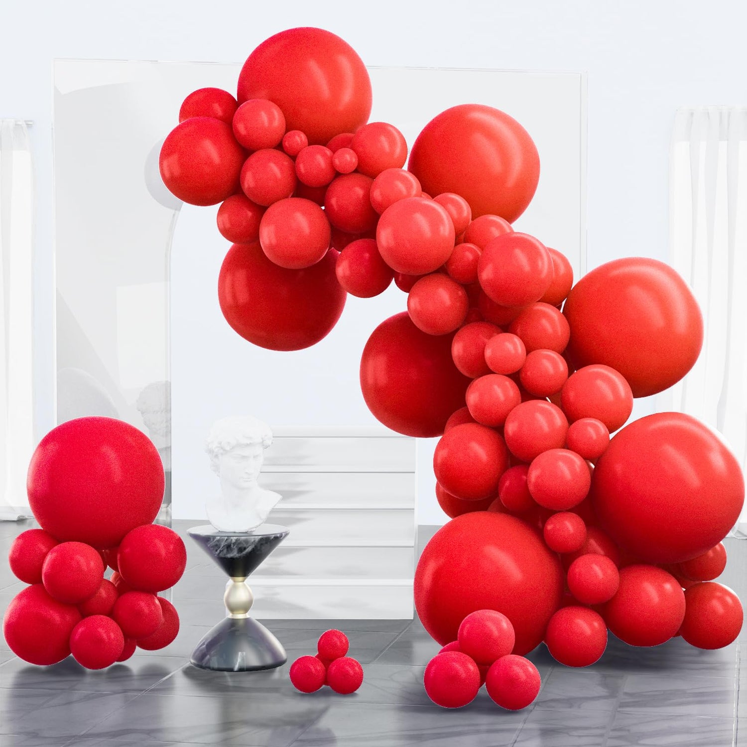 Red-Y57 Balloons Arch Kit Garland 100pcs (5/10/12/18 inch)