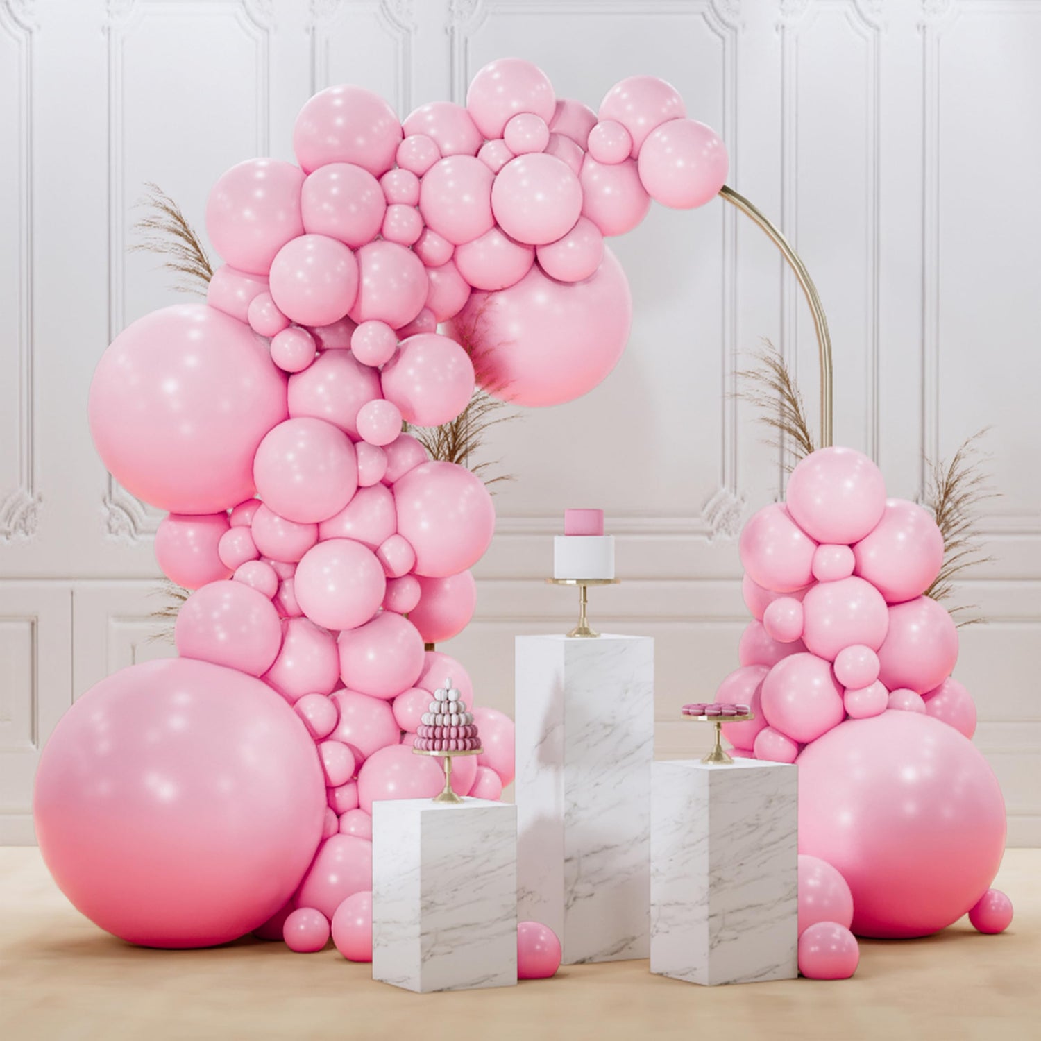 Pink-Y48 Balloons Arch Kit Garland 99pcs (5/10/12/18/36 inch)