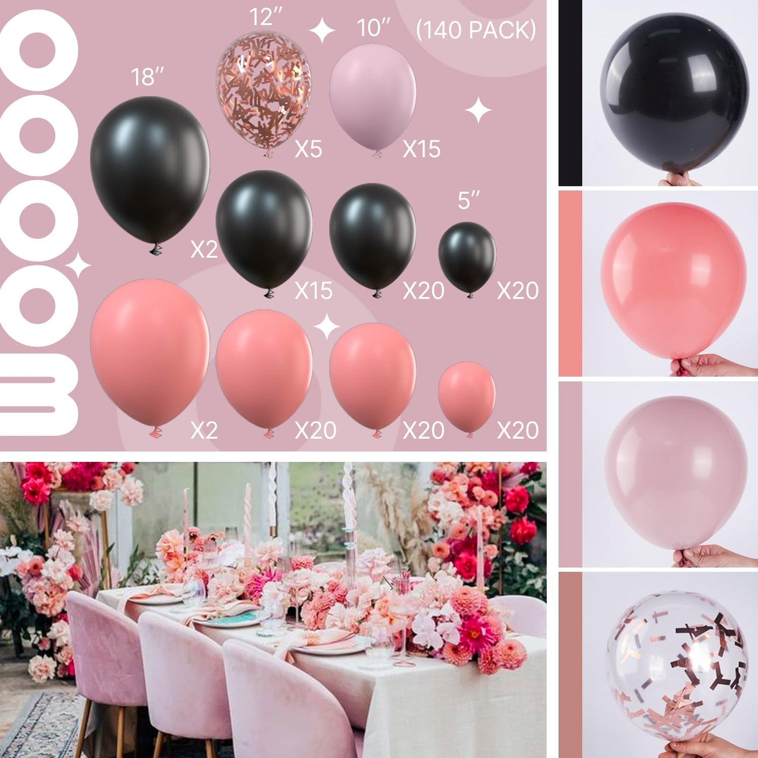 Balloons 140pcs