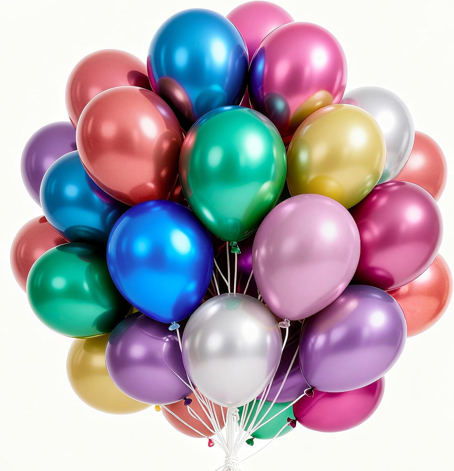 Mixed Color - Metal Balloons 20pcs (18 inch)