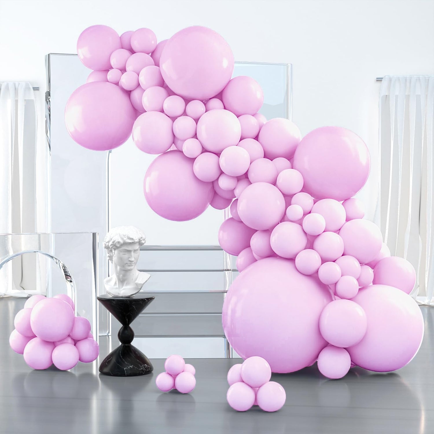 Pink-Q04 Balloons Arch Kit Garland 100pcs (5/10/12/18/36 inch)