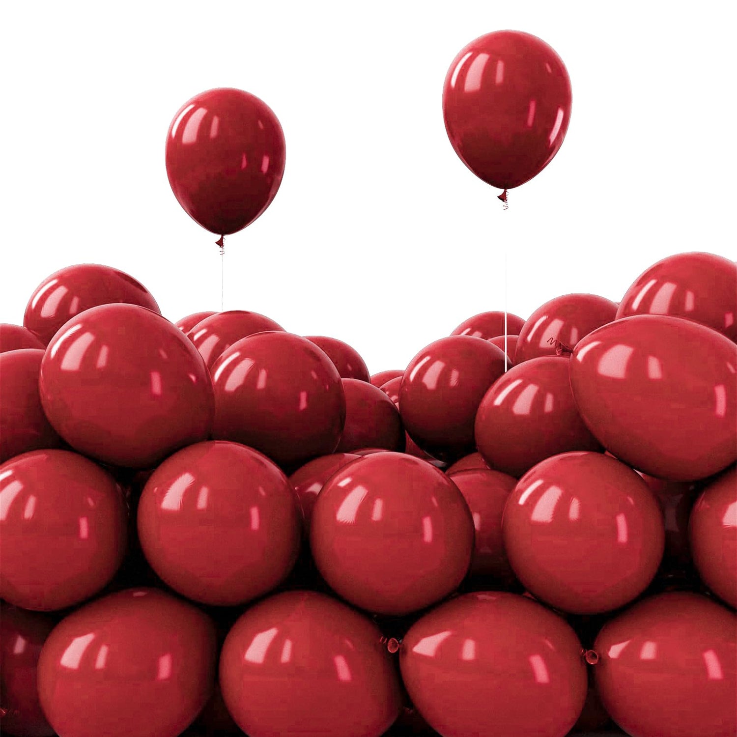 Burgundy-Y62 Balloons 50pcs (5 inch)