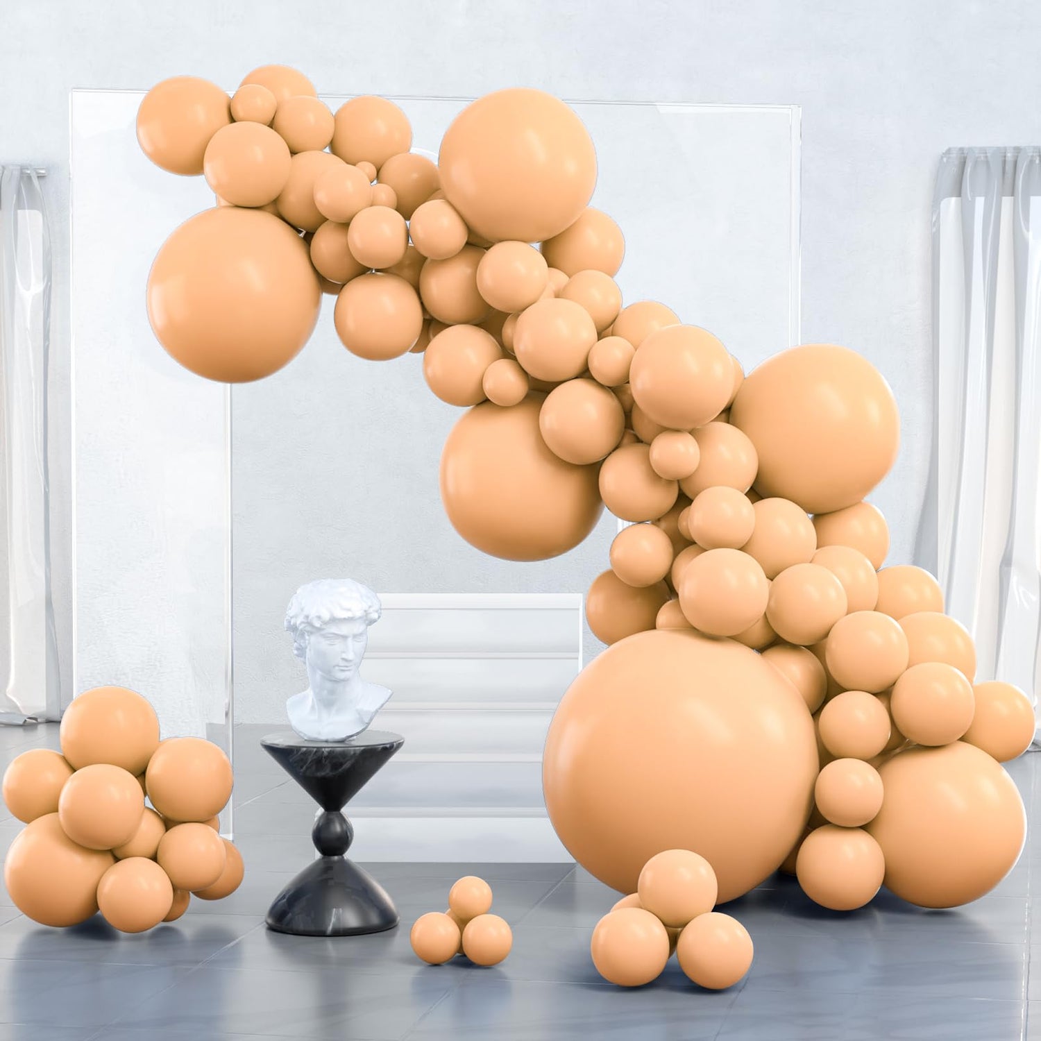 Brown-Y103 Balloons Arch Kit Garland 100pcs (5/10/12/18/36 inch)