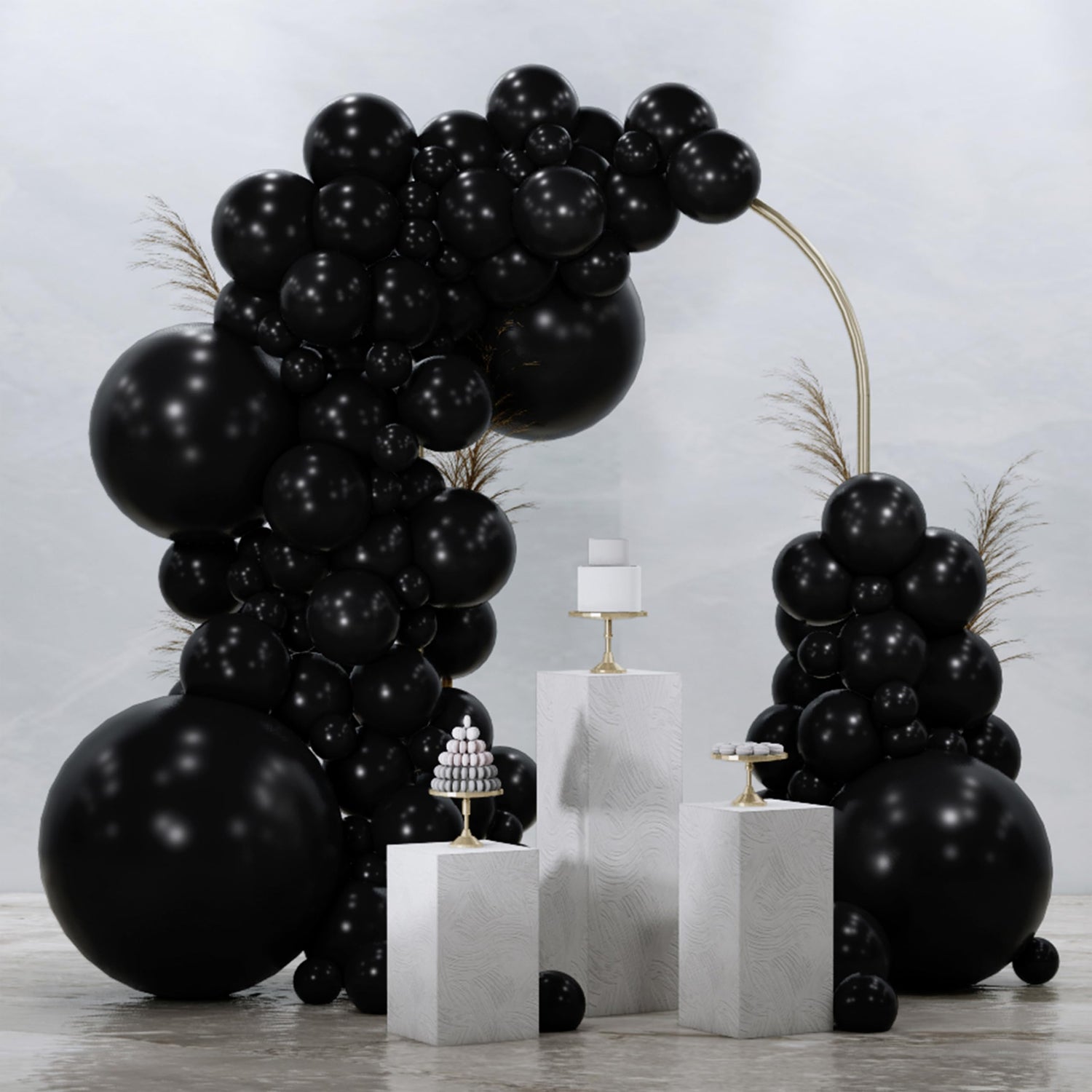 Black-Y18 Balloons Arch Kit Garland 99pcs (5/10/12/18/36 inch)