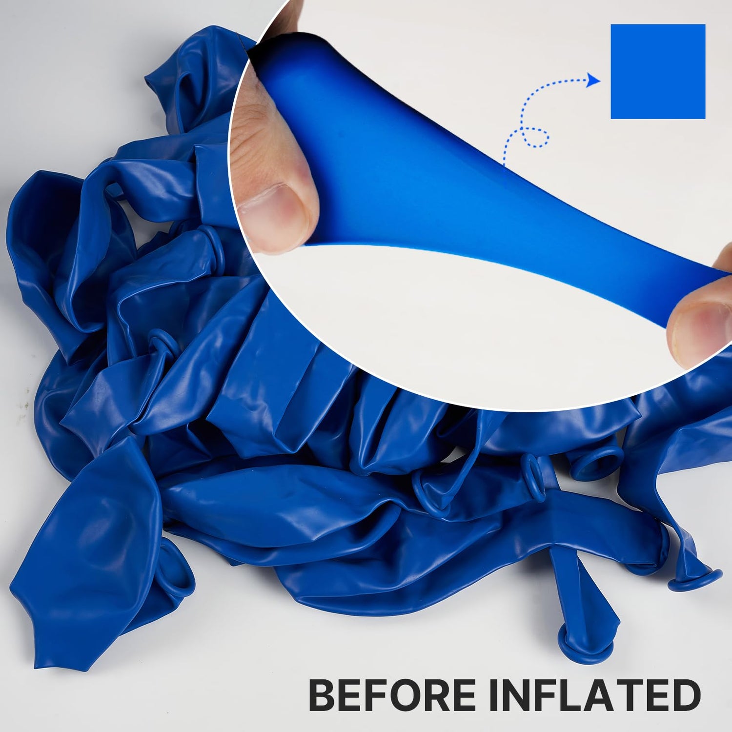 Blue-Y5 Balloons 50pcs (12 inch)