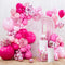 Dark Pink Ombre Balloons Arch Kit Garland 140pcs (5/10/12/18 inch)