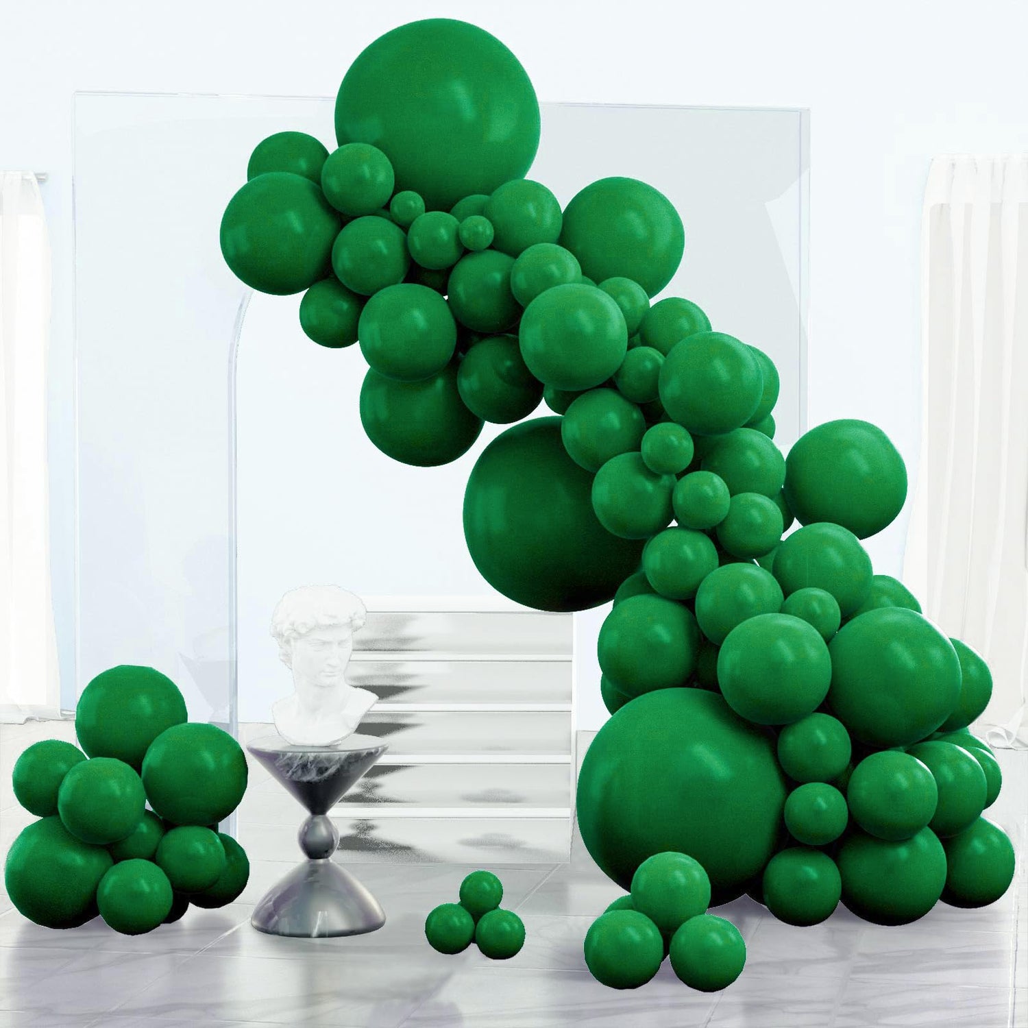 Green-Y56 Balloons Arch Kit Garland 123pcs (5/10/12/18 inch)