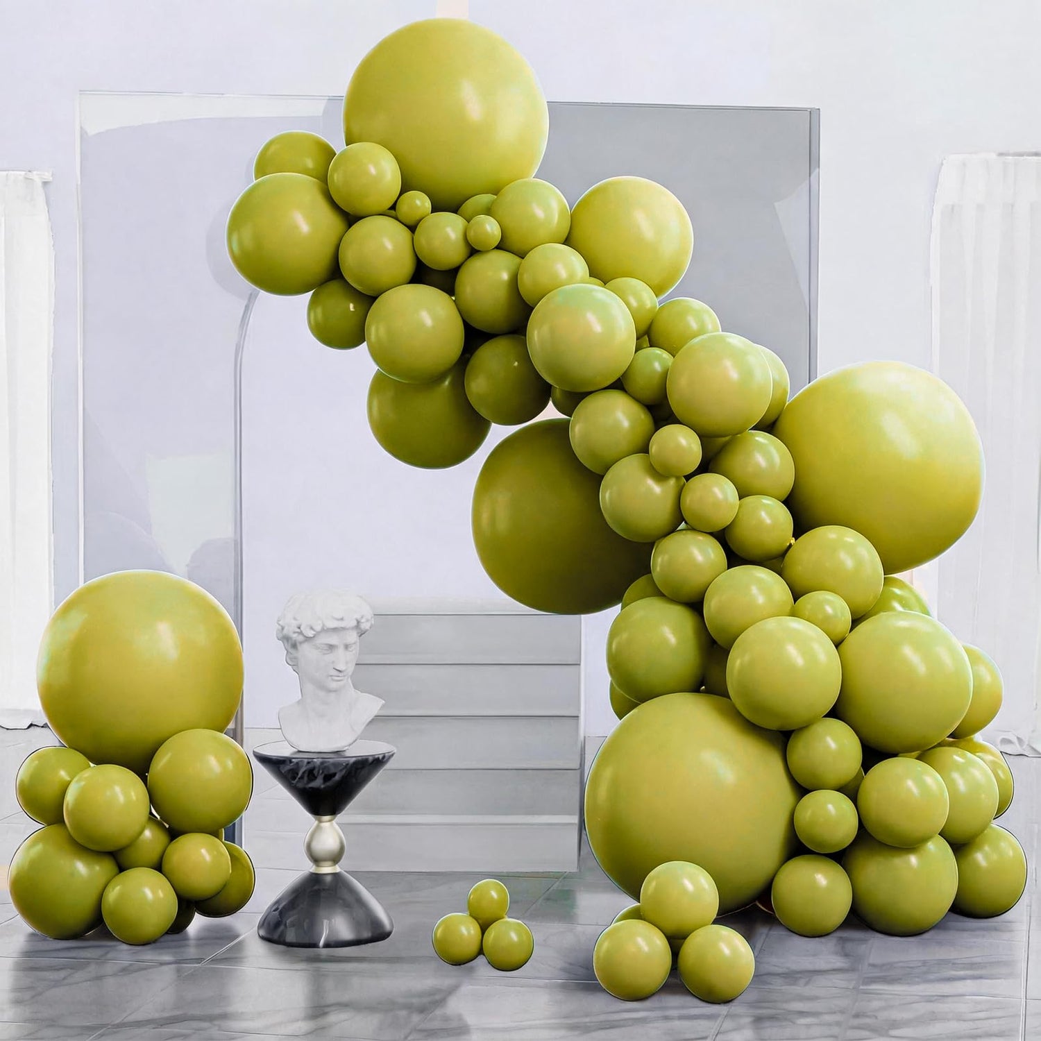Green-F06 Balloons Arch Kit Garland 140pcs (5/10/12/18 inch)