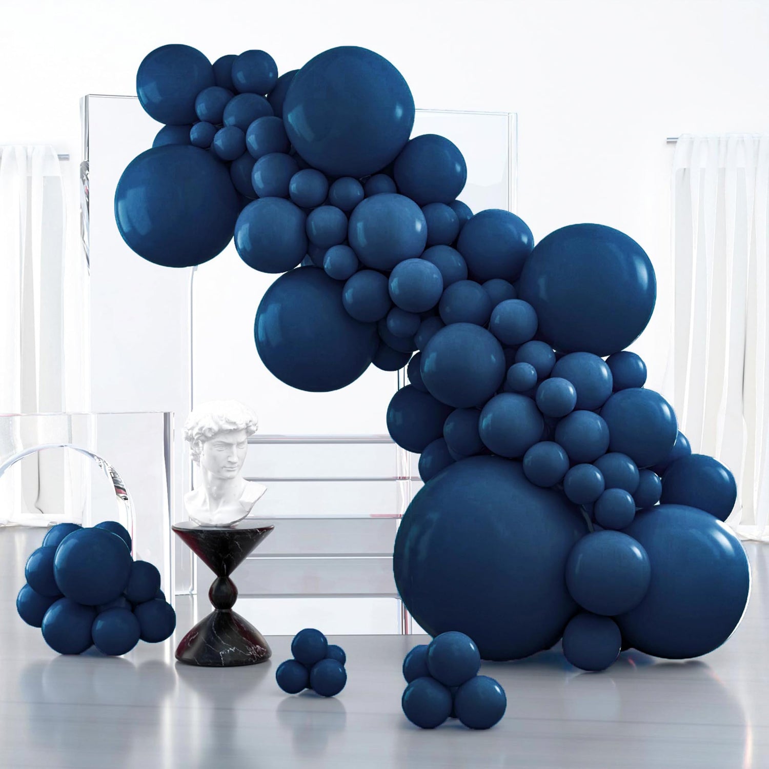 Blue-Y72 Balloons Arch Kit Garland 127pcs (5/10/12/18/36 inch)