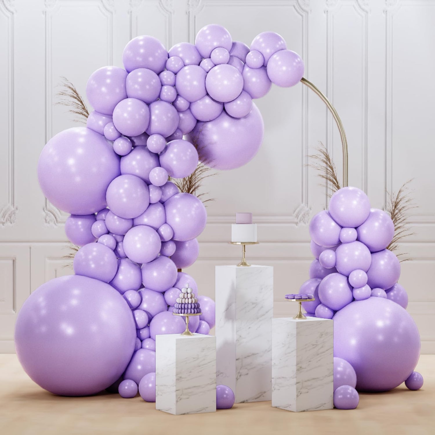 Macaron Purple-Q10 Balloons Arch Kit Garland 99pcs (5/10/12/18/36 inch)