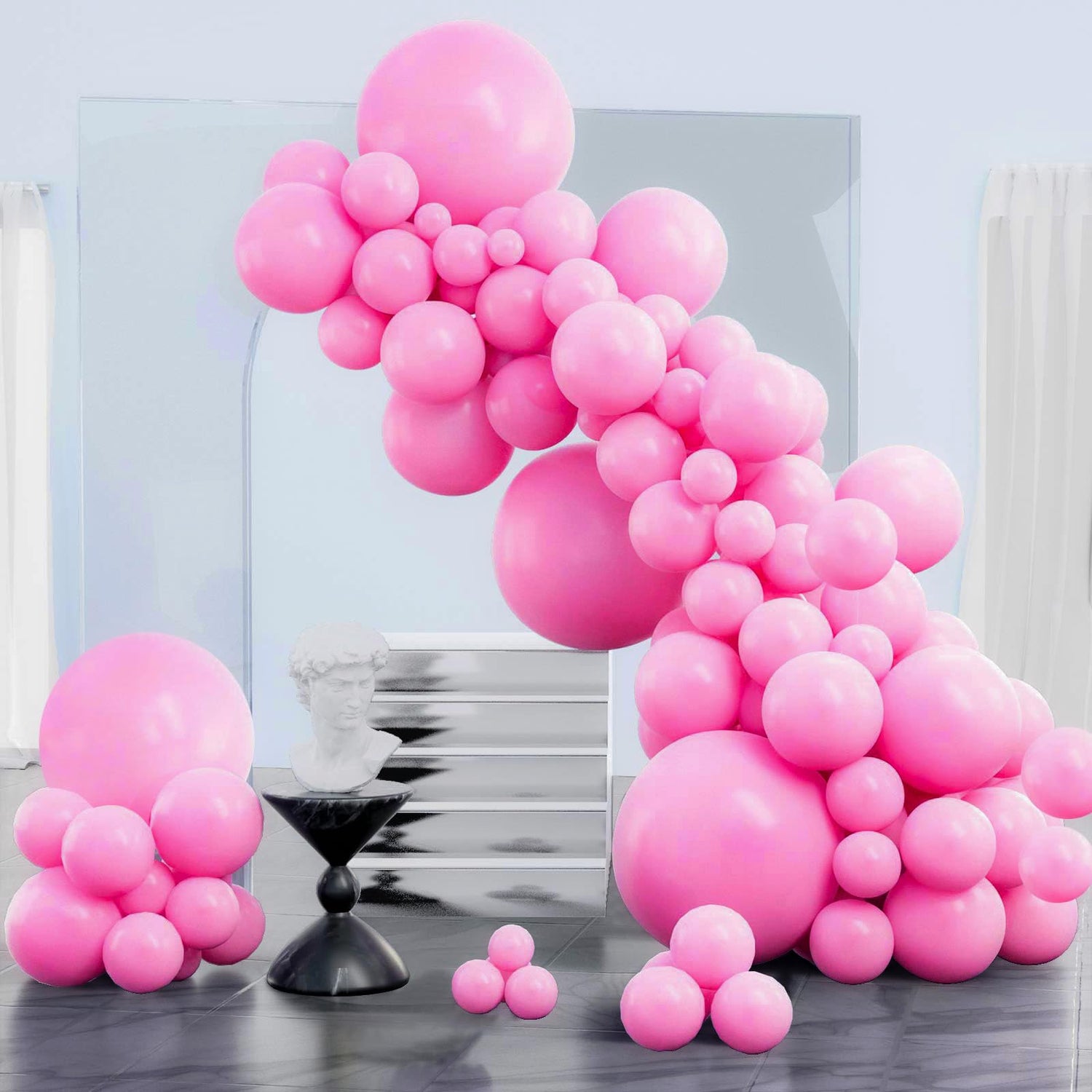 Pink-Y11 Balloons Arch Kit Garland 130pcs (5/10/12/18 inch)