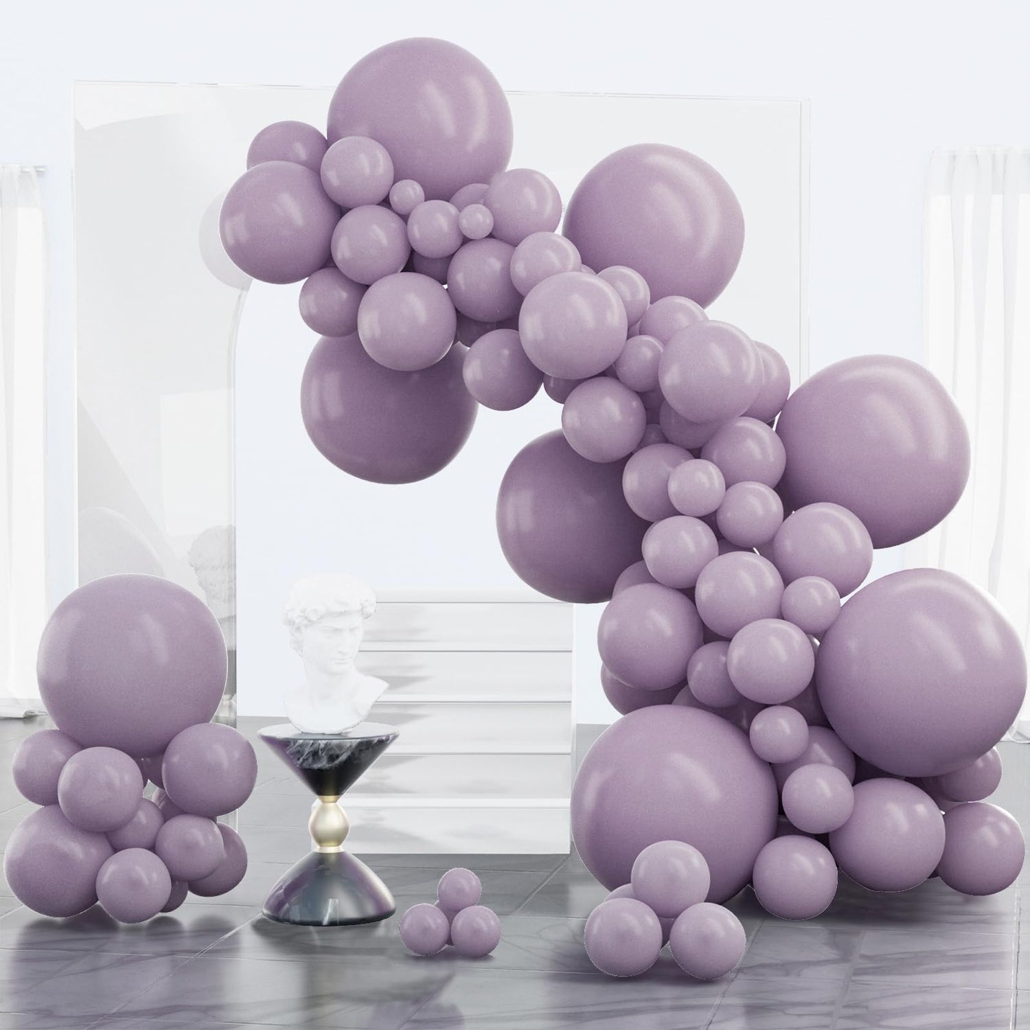 Purple-F33 Balloons Arch Kit Garland 100pcs (5/10/12/18 inch)