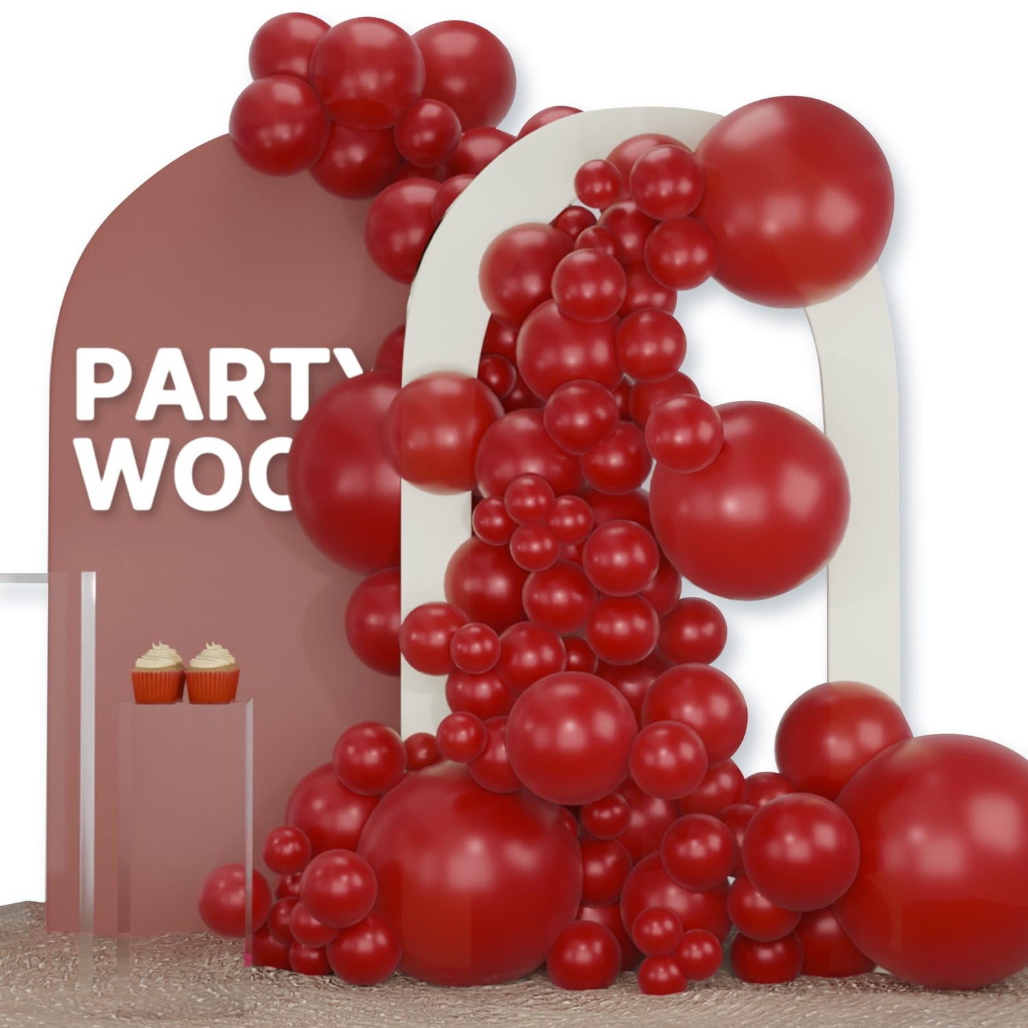 Red-Y75 Balloons Arch Kit Garland 120pcs (5/10/12/18 inch)