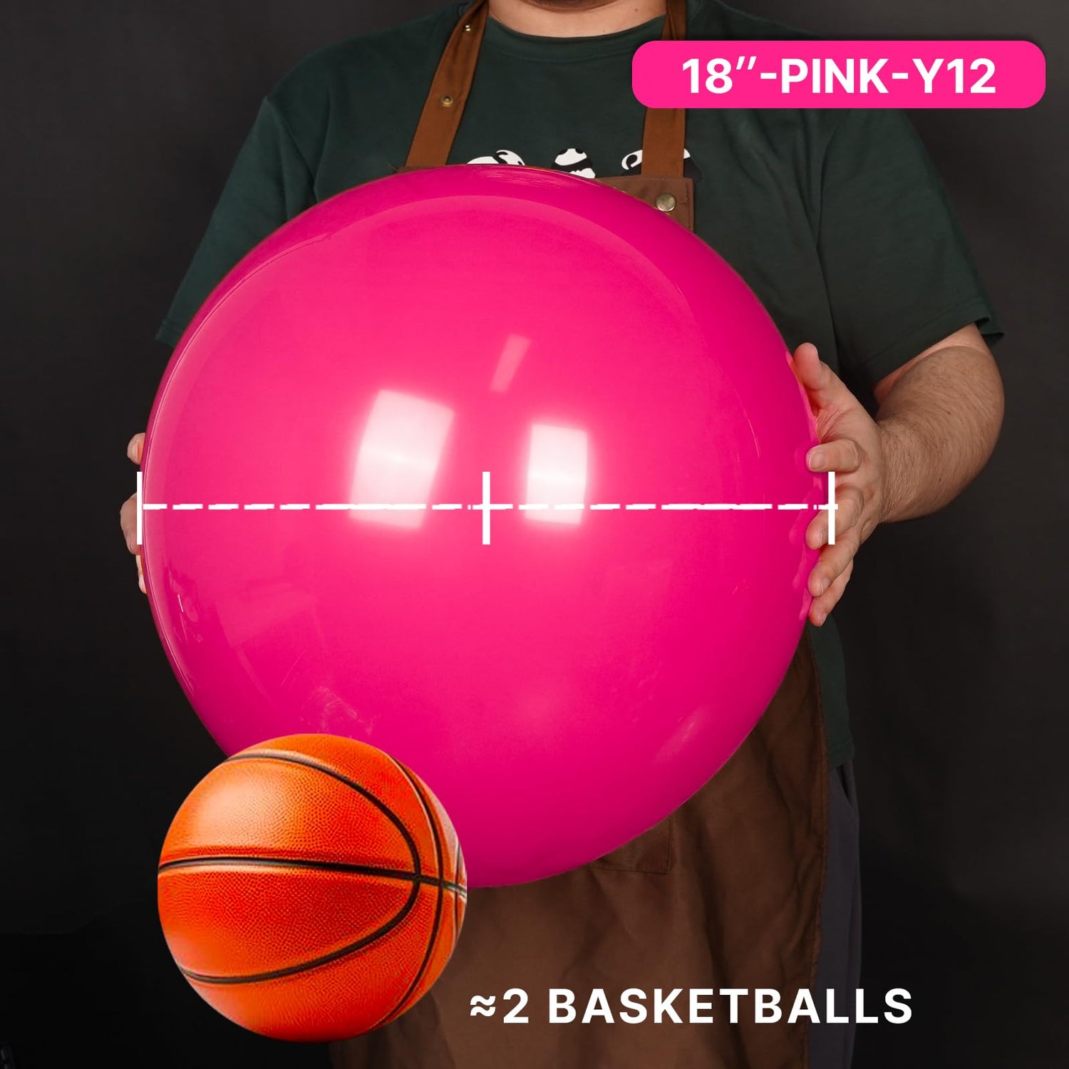 Pink-Y12 Balloons 20pcs (18 inch)