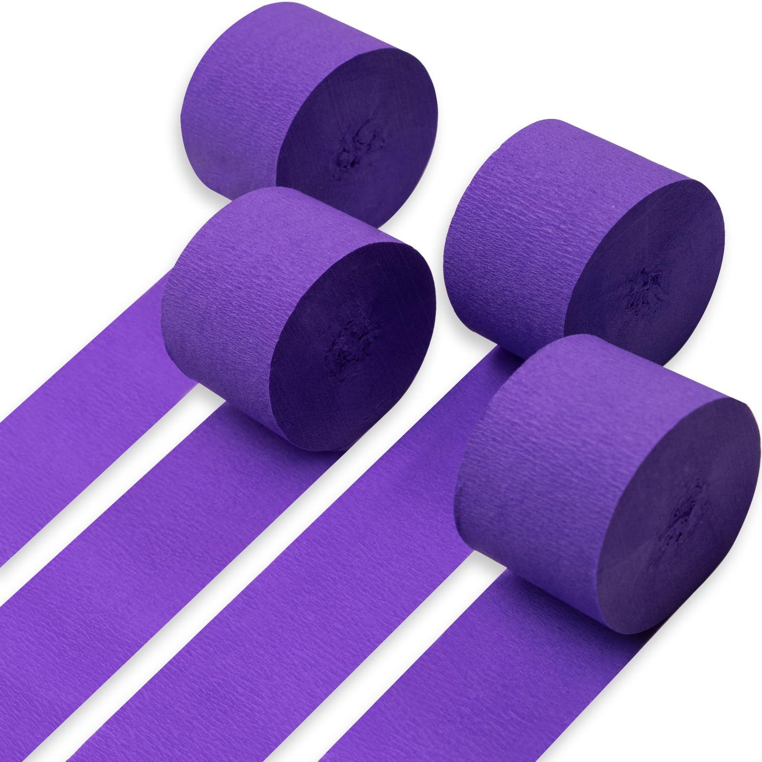Purple Crepe Paper 4pcs
