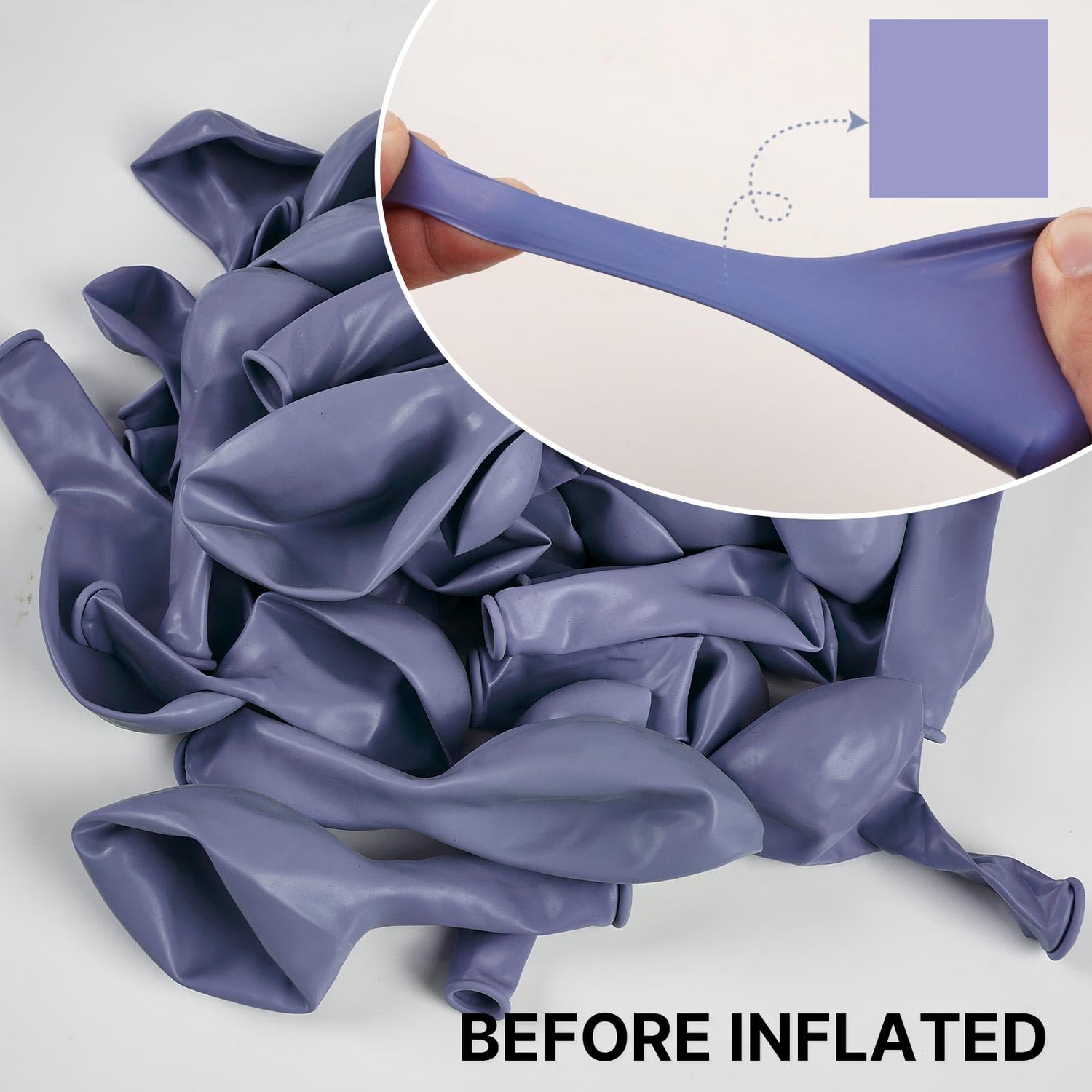 Gray-F49 Balloons 50pcs (12 inch)