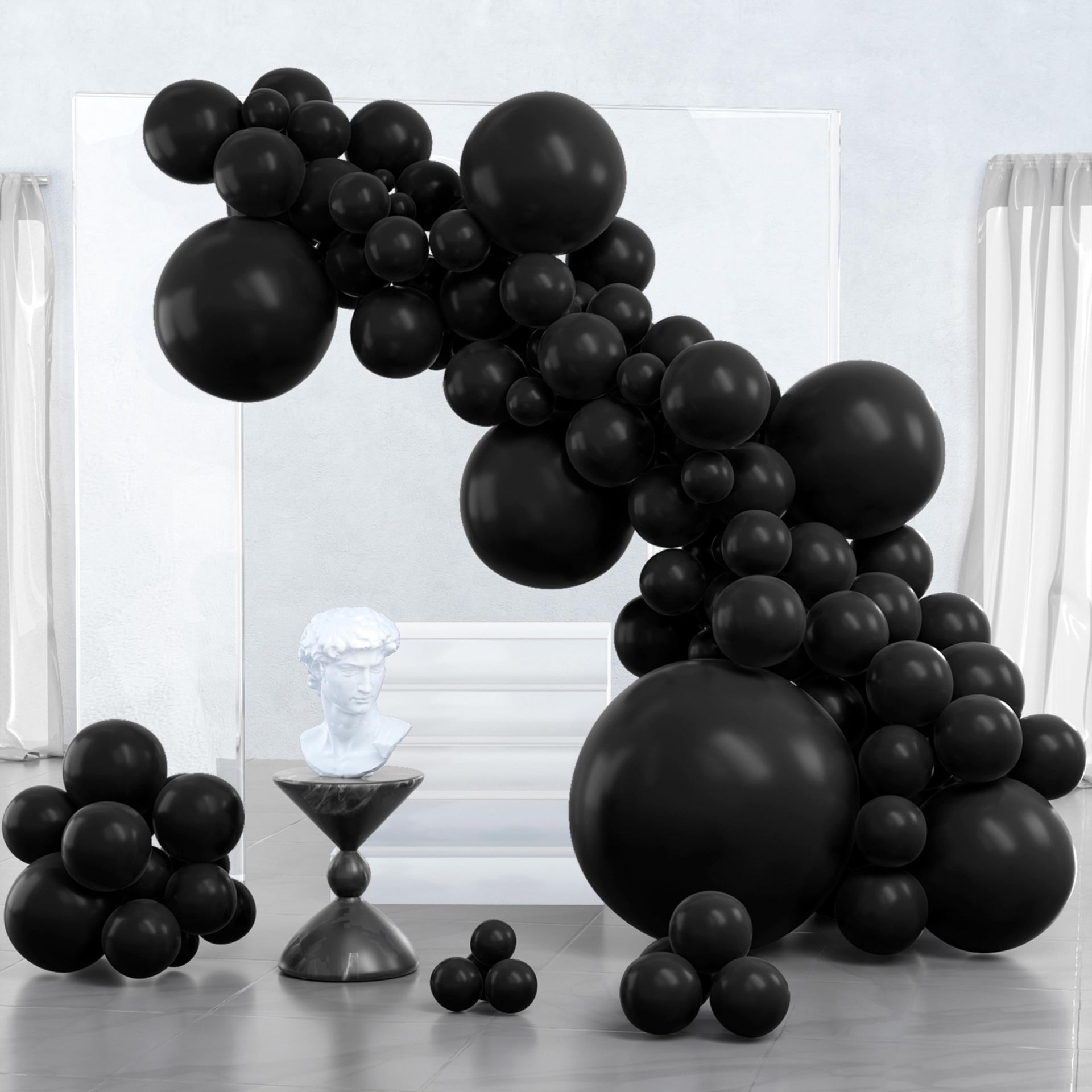 Black-Y18 Balloons Arch Kit Garland 100pcs (5/10/12/18/36 inch) – PartyWoo