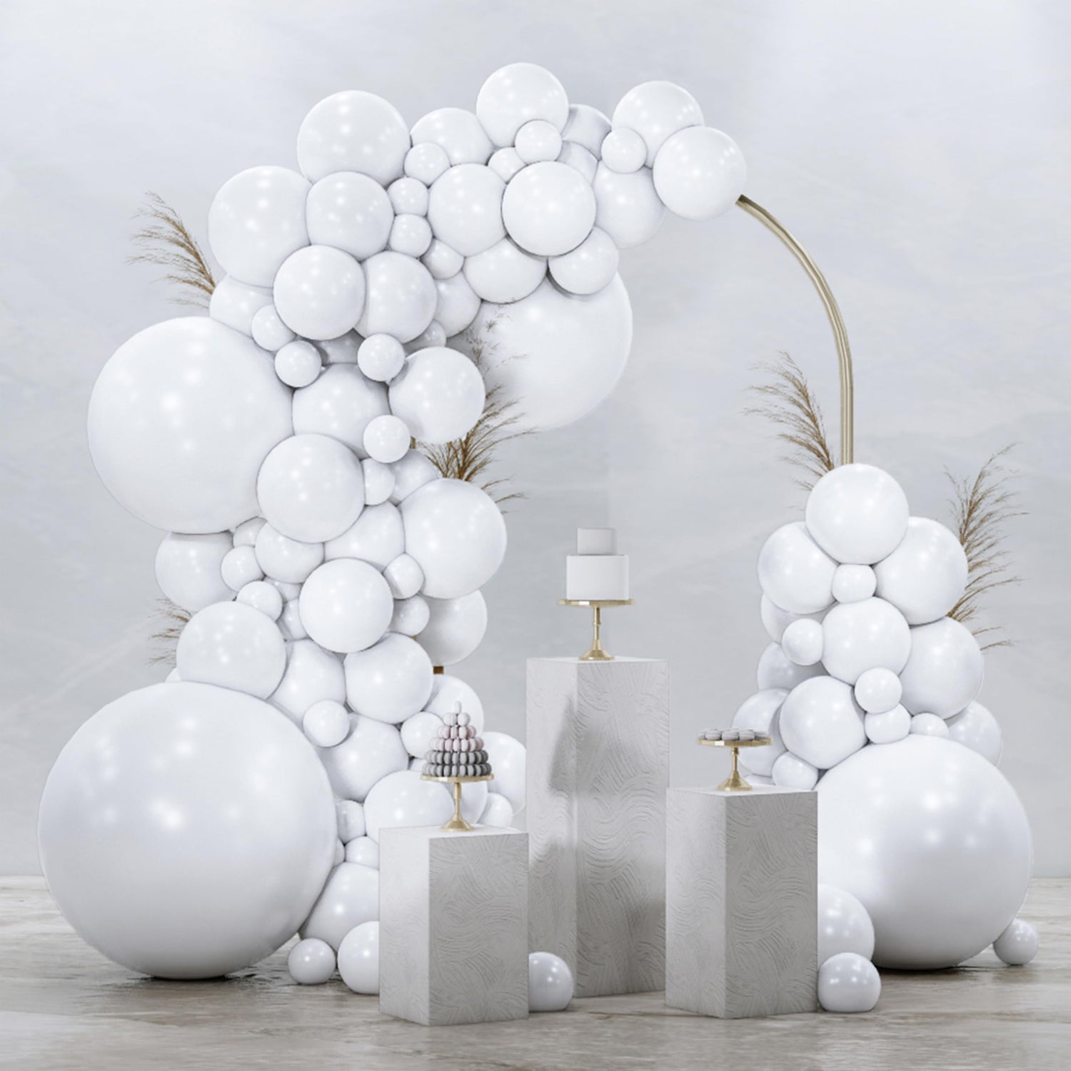 White-Y13 Balloons Arch Kit Garland 99pcs (5/10/12/18/36 inch)