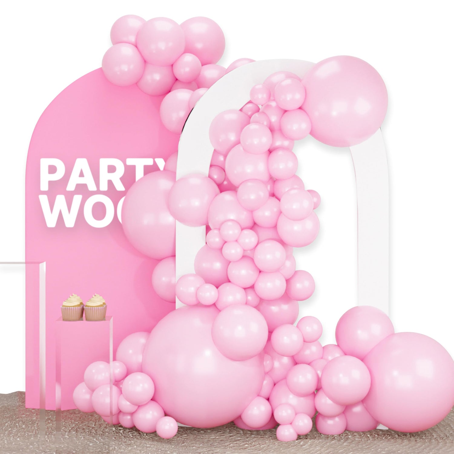 Pink-Q05 Balloons Arch Kit Garland 100pcs (5/10/12/18/36 inch)