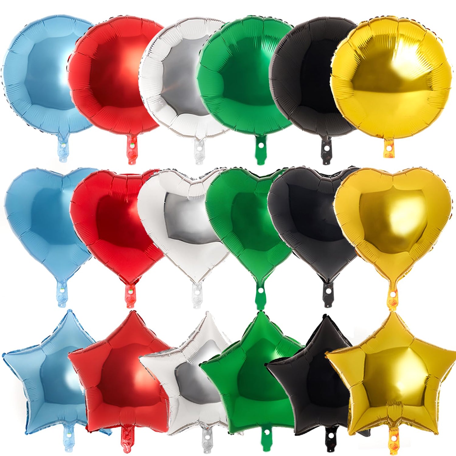 Foil Balloons 24pcs (18 inch)