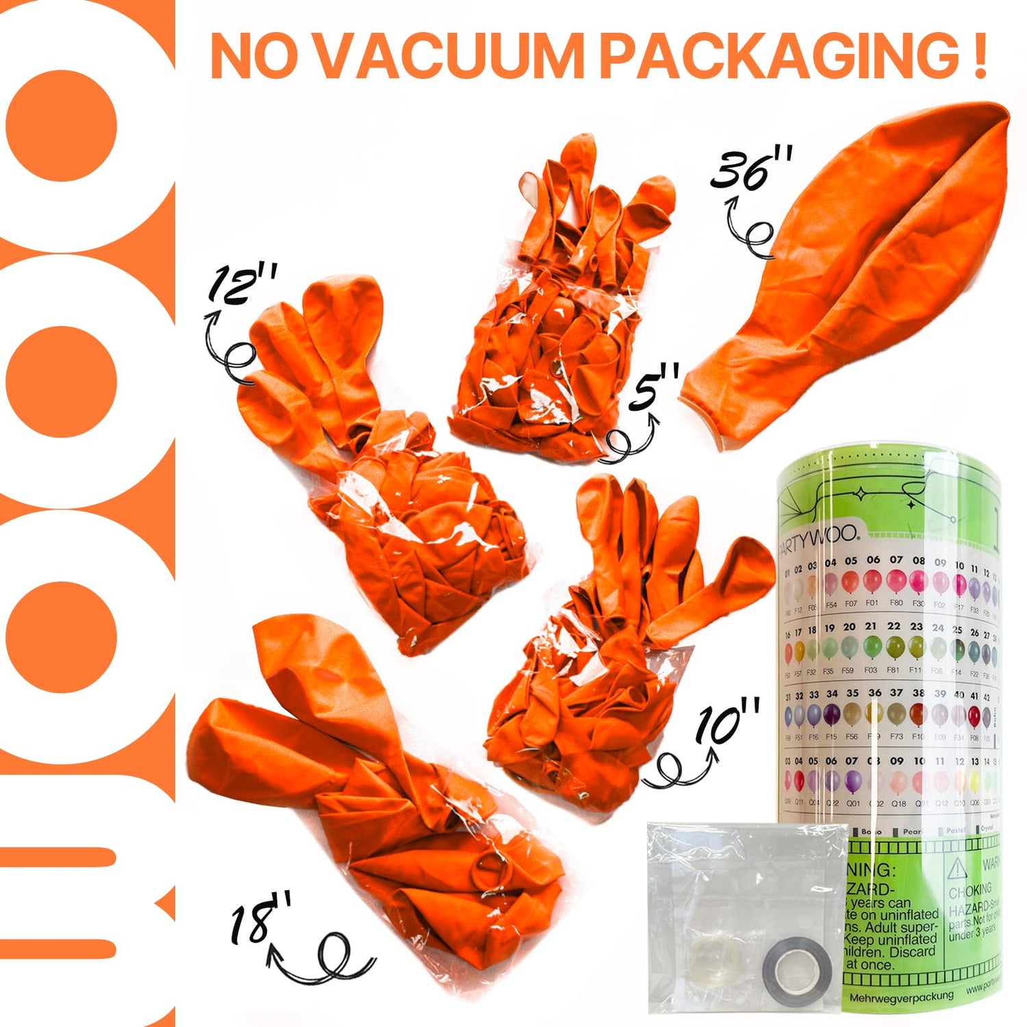 Orange-Y9 Balloons Arch Kit Garland 127pcs (5/10/12/18/36 inch)