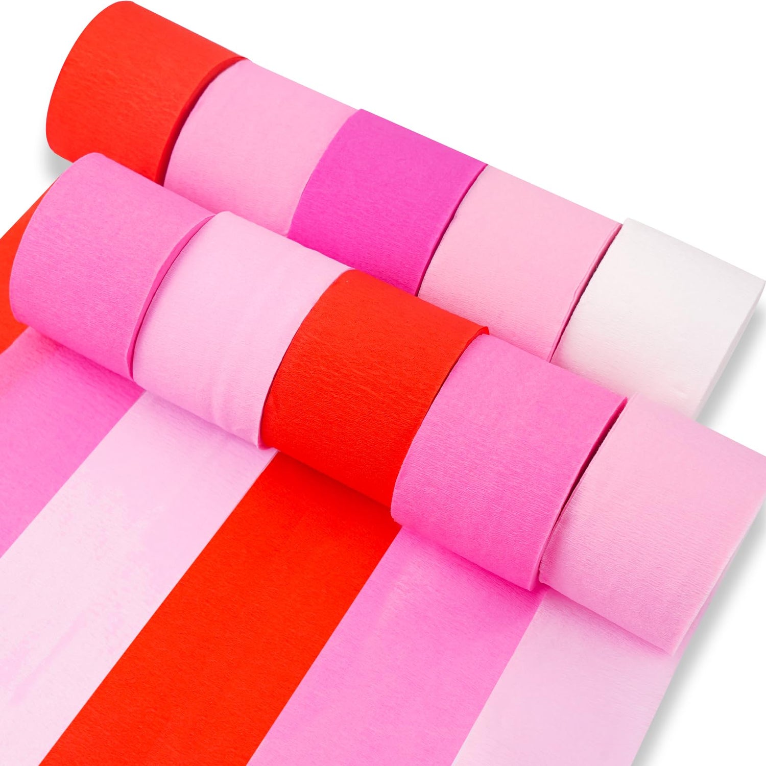 Pink Ombre Crepe Paper 10pcs